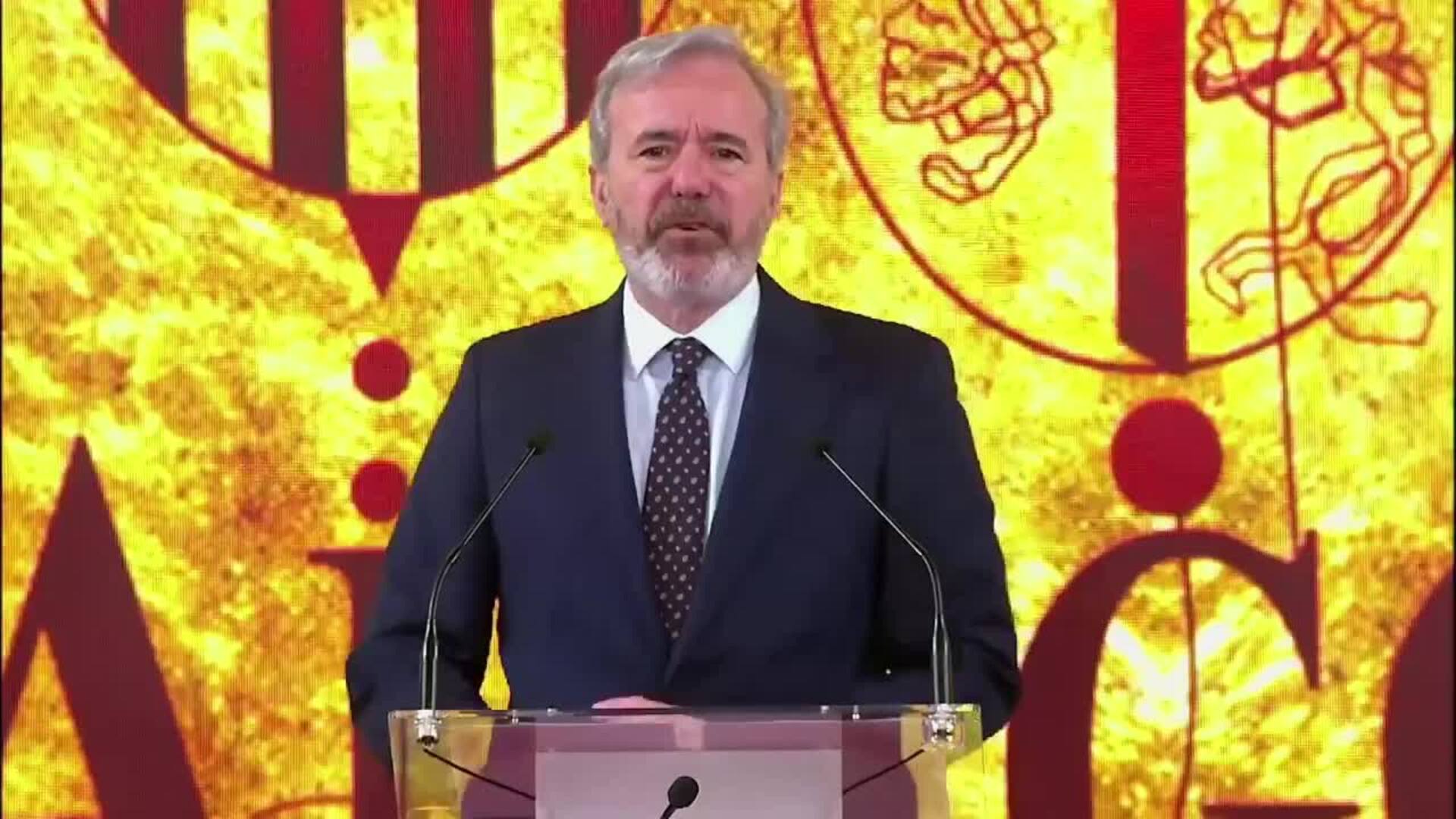 Azcón pide a los consejeros "exigencia, inteligencia, discreción y prudencia"