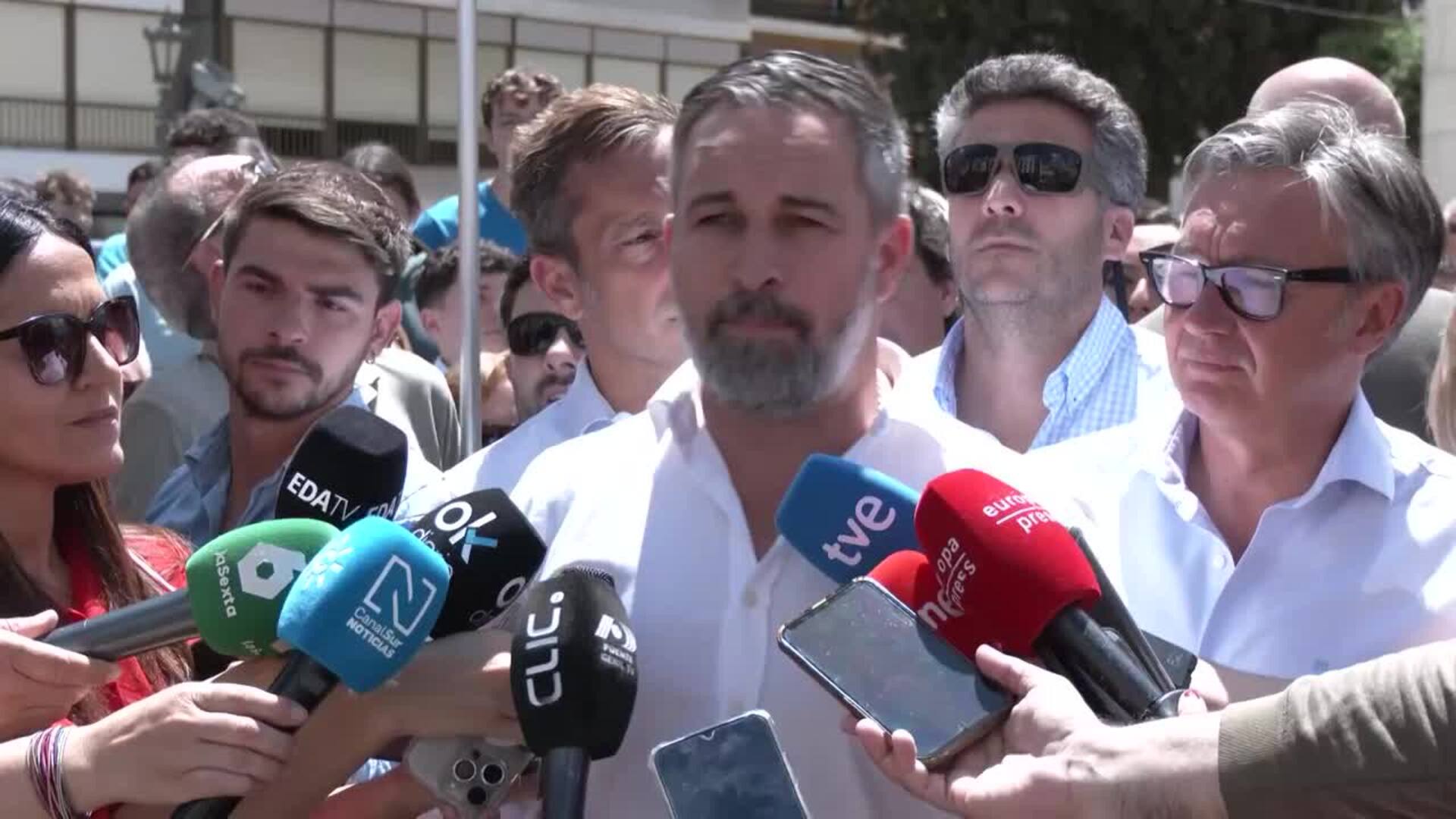 Abascal incide en el mensaje de "prioridad nacional"