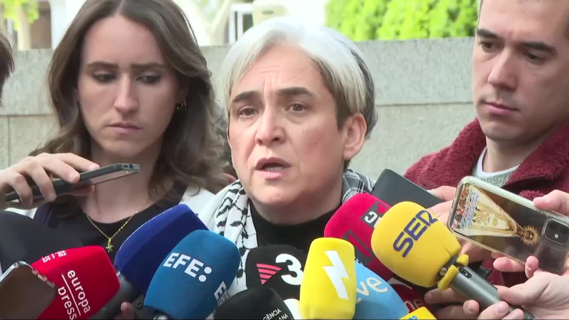 Colau acude a la AN para denunciar a Israel por "crímenes de guerra"