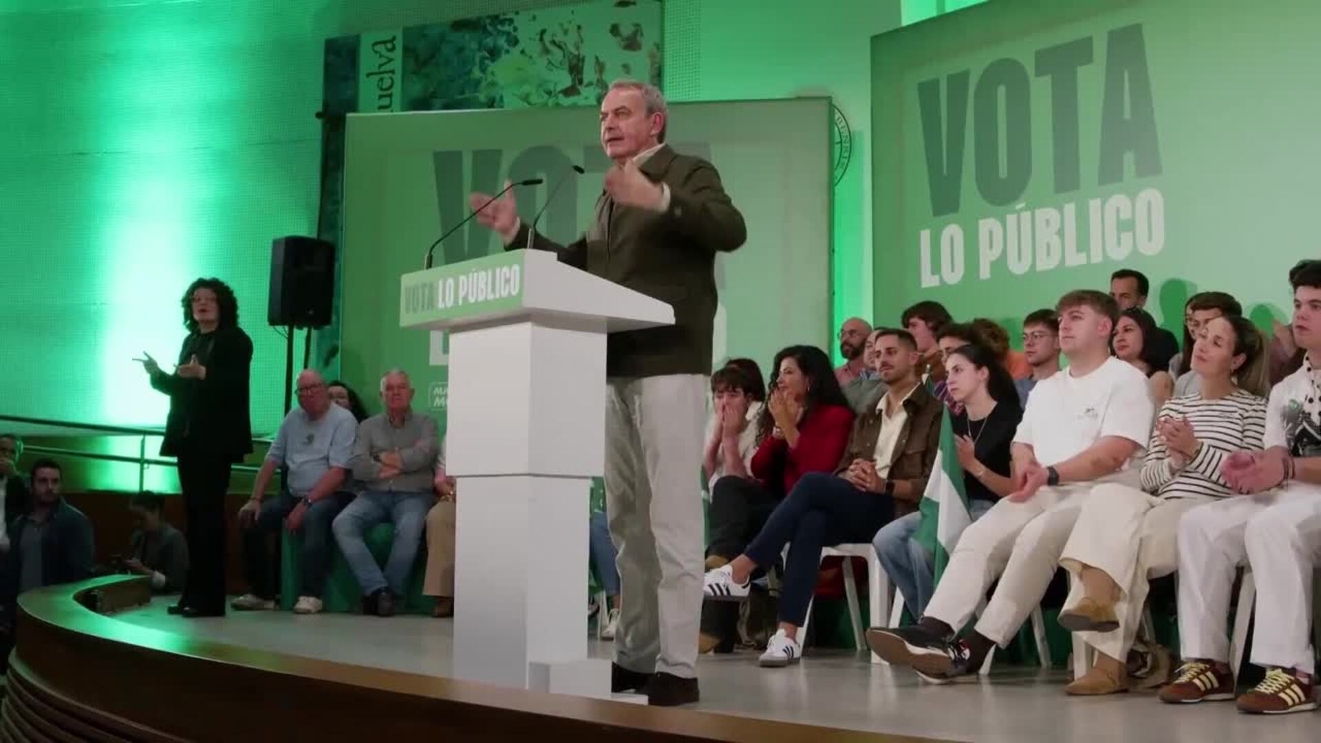 Zapatero pide al PSOE-A votar a Montero con gratitud y apelando a sus convicciones.