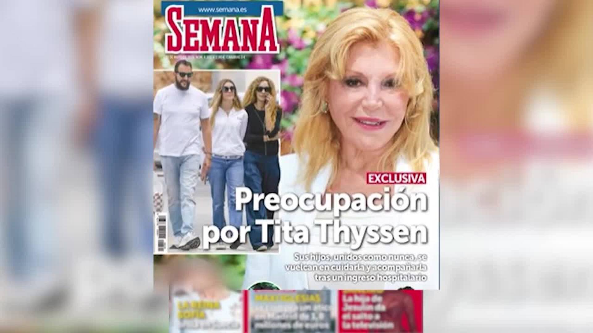 Los hijos de la baronesa Thyssen se unen tras su ingreso hospitalario
