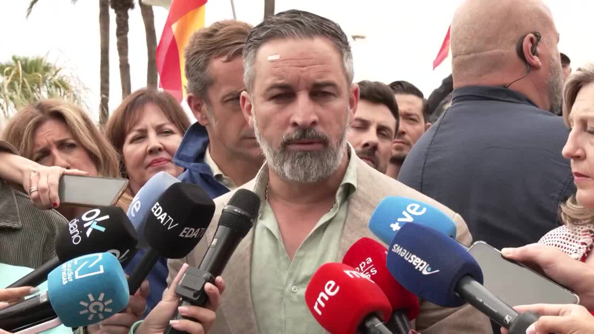 Abascal asegura que Sánchez "es capaz de provocar una epidemia antes que hablar de corrupción"