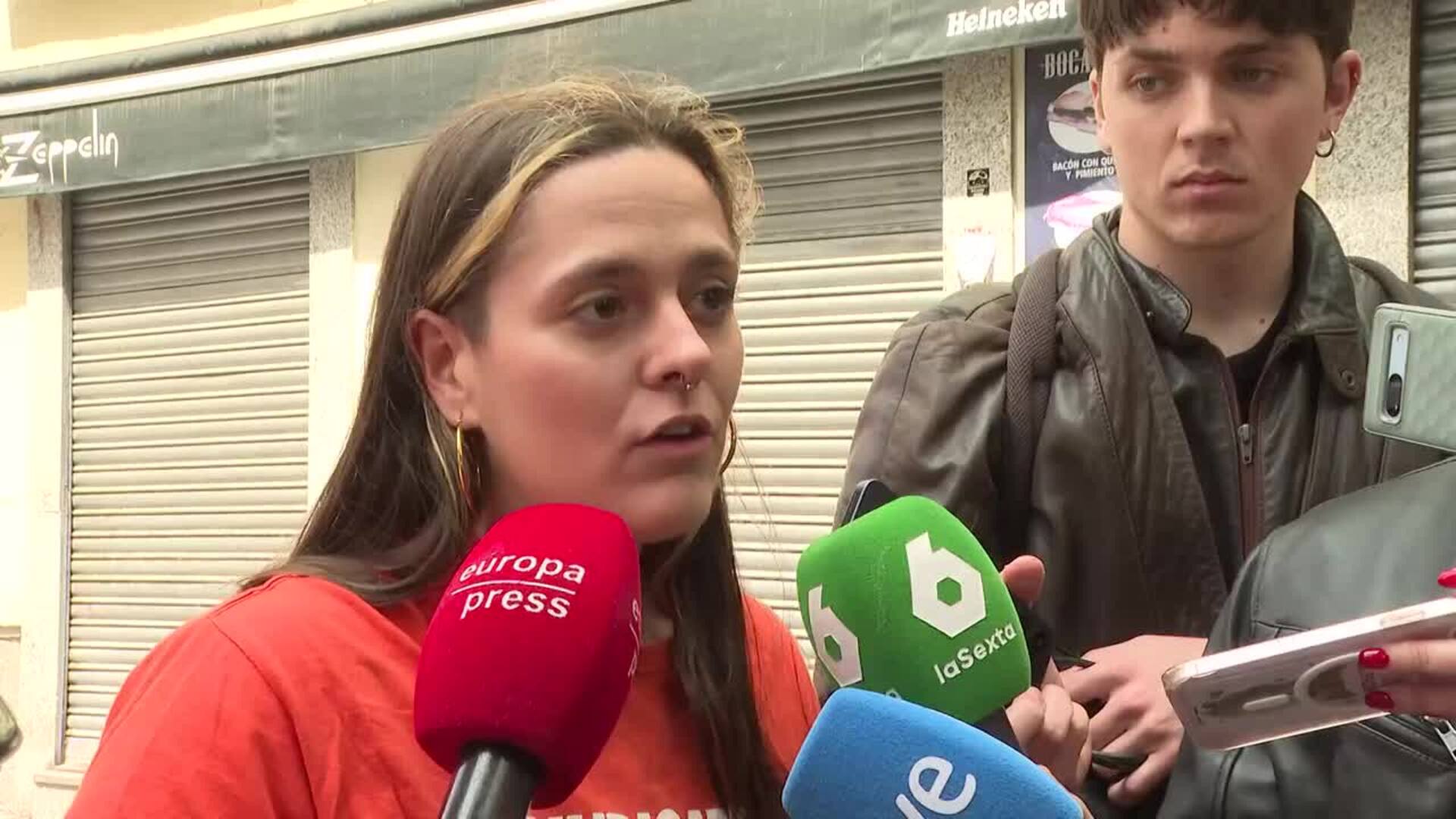 El desahucio de Mariano se ejecuta al quinto intento bajo un fuerte dispositivo