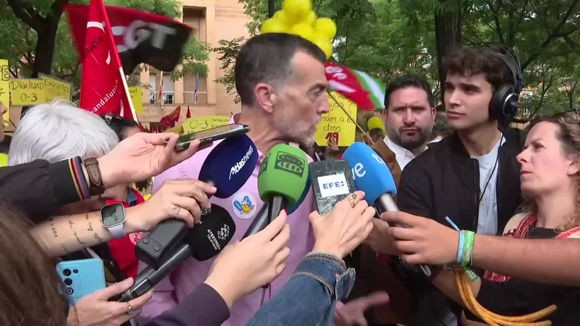 Maíllo agradece "acompañamiento" de Podemos en campaña: "Lo anecdótico es si hay coincidencia"