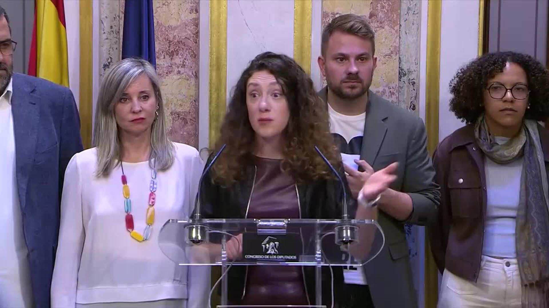 Sumar dice que el PP tiene la "cara de cemento armado" al criticar la gestión de la ministra