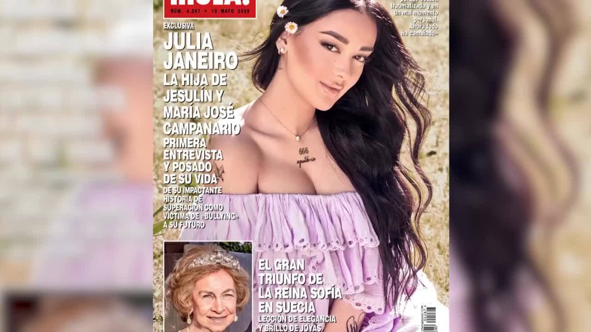 Julia Janeiro reaparece pletórica y confiesa cómo se siente tras su primera portada