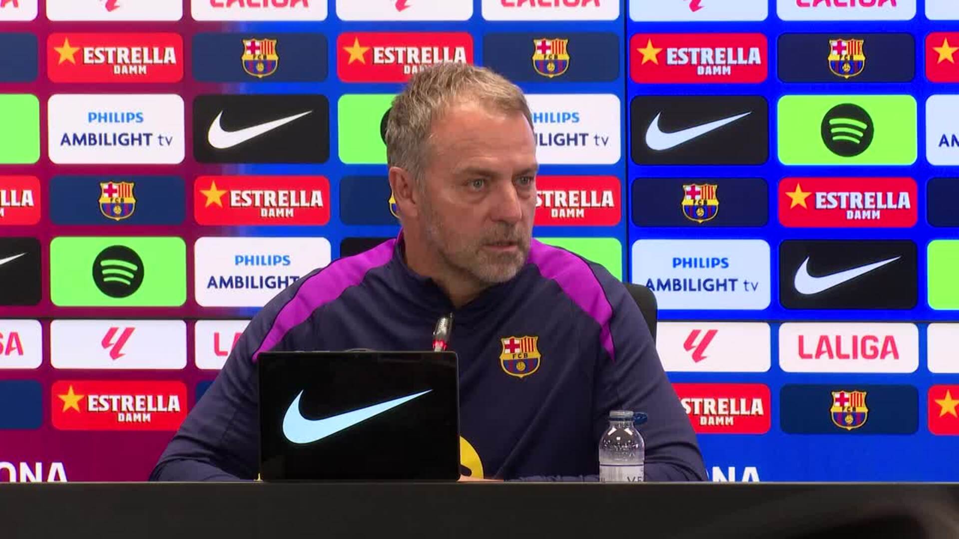 Flick, sobre el conflicto en el Real Madrid: "Son cosas que suceden en el fútbol y en la vida"