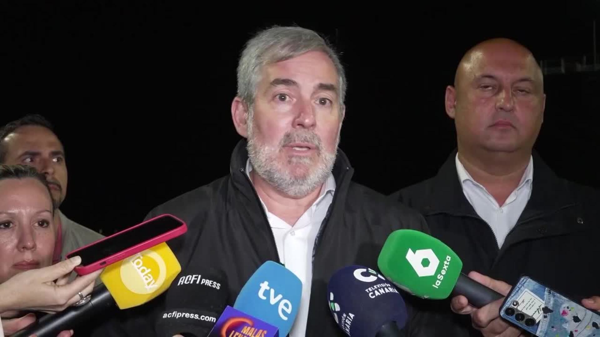 Clavijo desafía al Gobierno y asegura que no autorizará el fondeo del buque MV Hondius