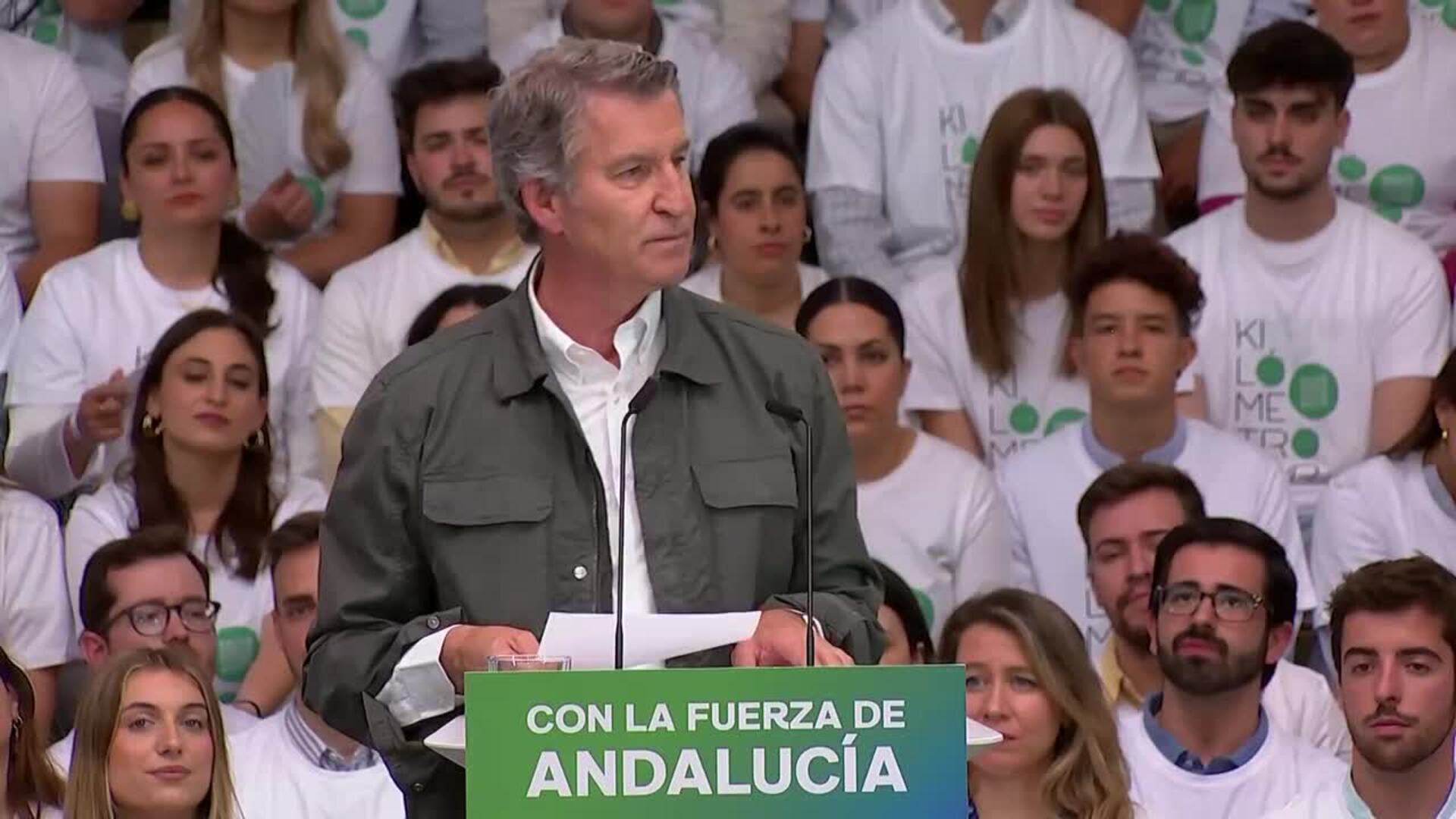 Feijóo pide "mayoría de estabilidad" para Andalucía