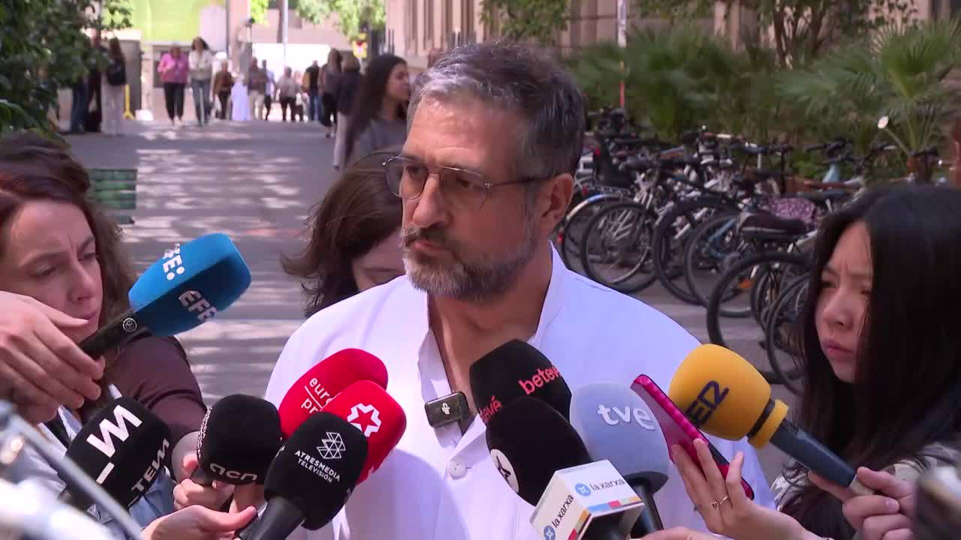 La mujer aislada en el Hospital Clínic de Barcelona sigue asintomática