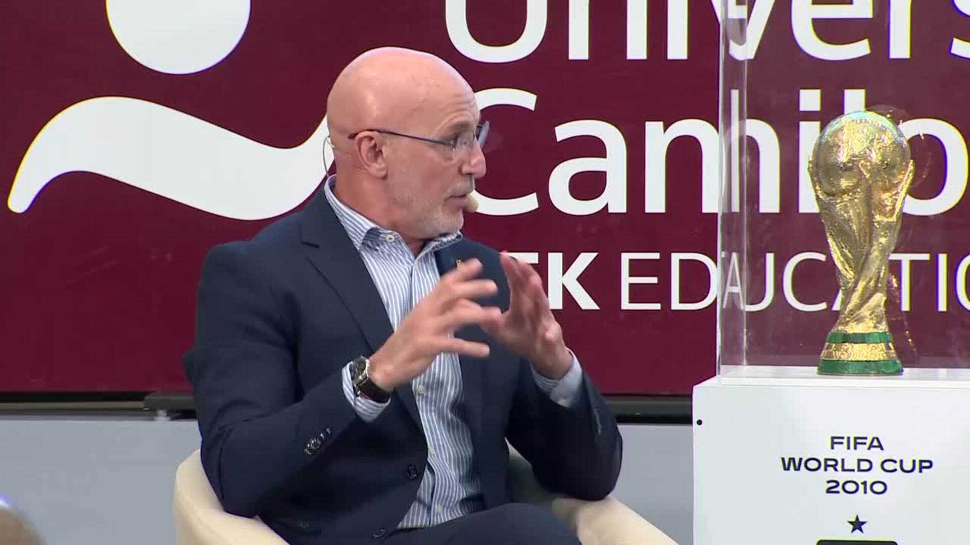De la Fuente: "España reúne todas las condiciones para organizar la final del Mundial"