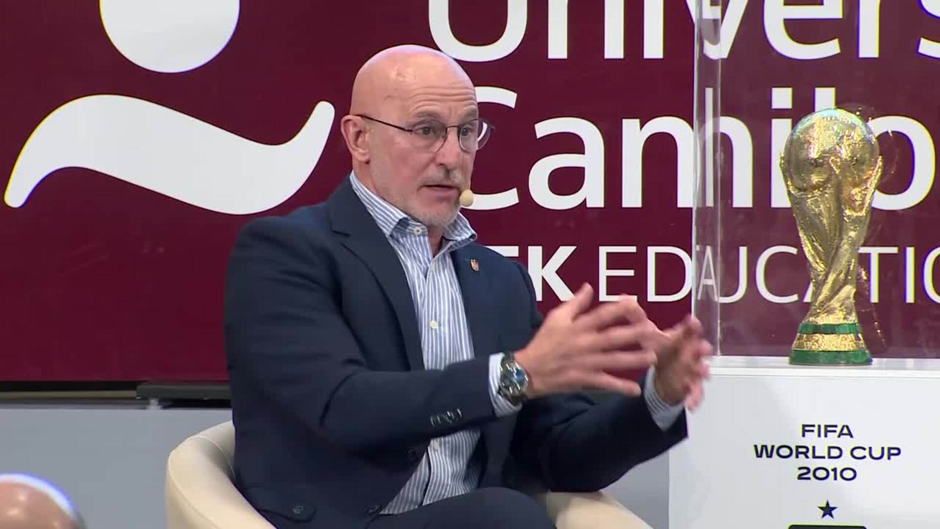 Luis de la Fuente: "No tenemos presión por el favoritismo"