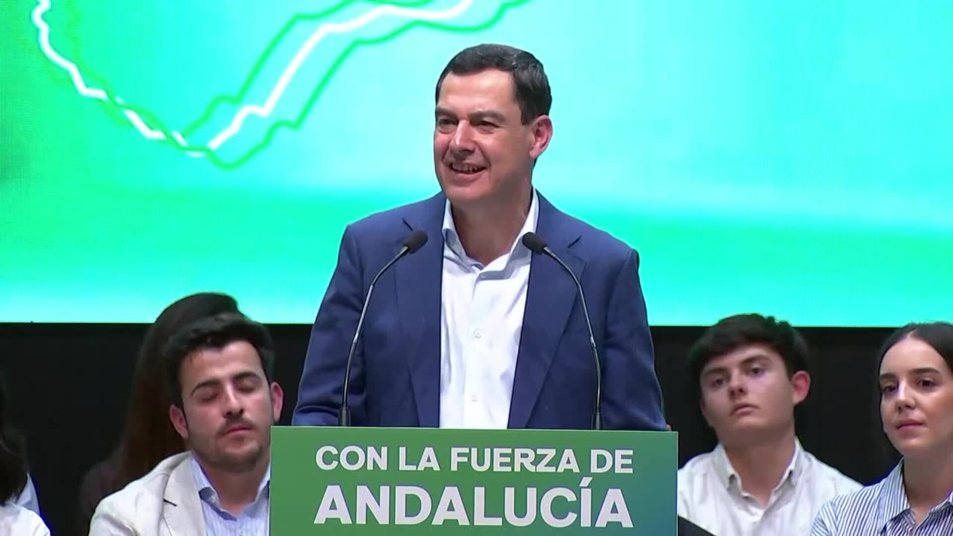 Moreno pide a los andaluces mandar a Sánchez el domingo el "mensaje" de que "acabó su etapa"
