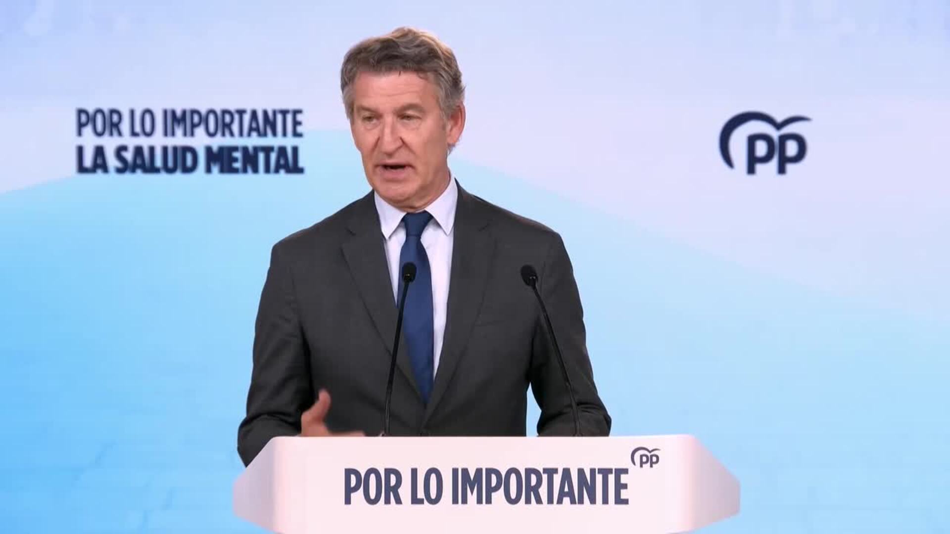 Feijóo se compromete a elaborar Plan Nacional de Salud Mental con más profesionales e inversión