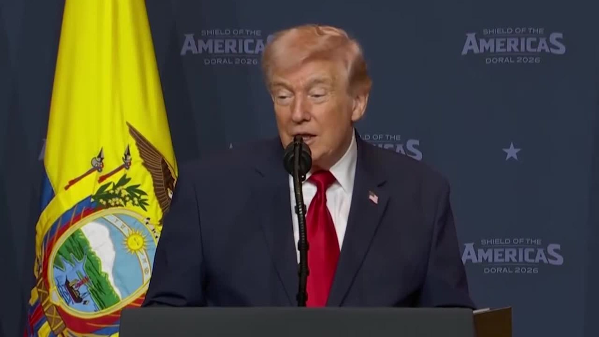 Trump publica un mapa con Venezuela como el 51º estado de EEUU antes de viajar a China