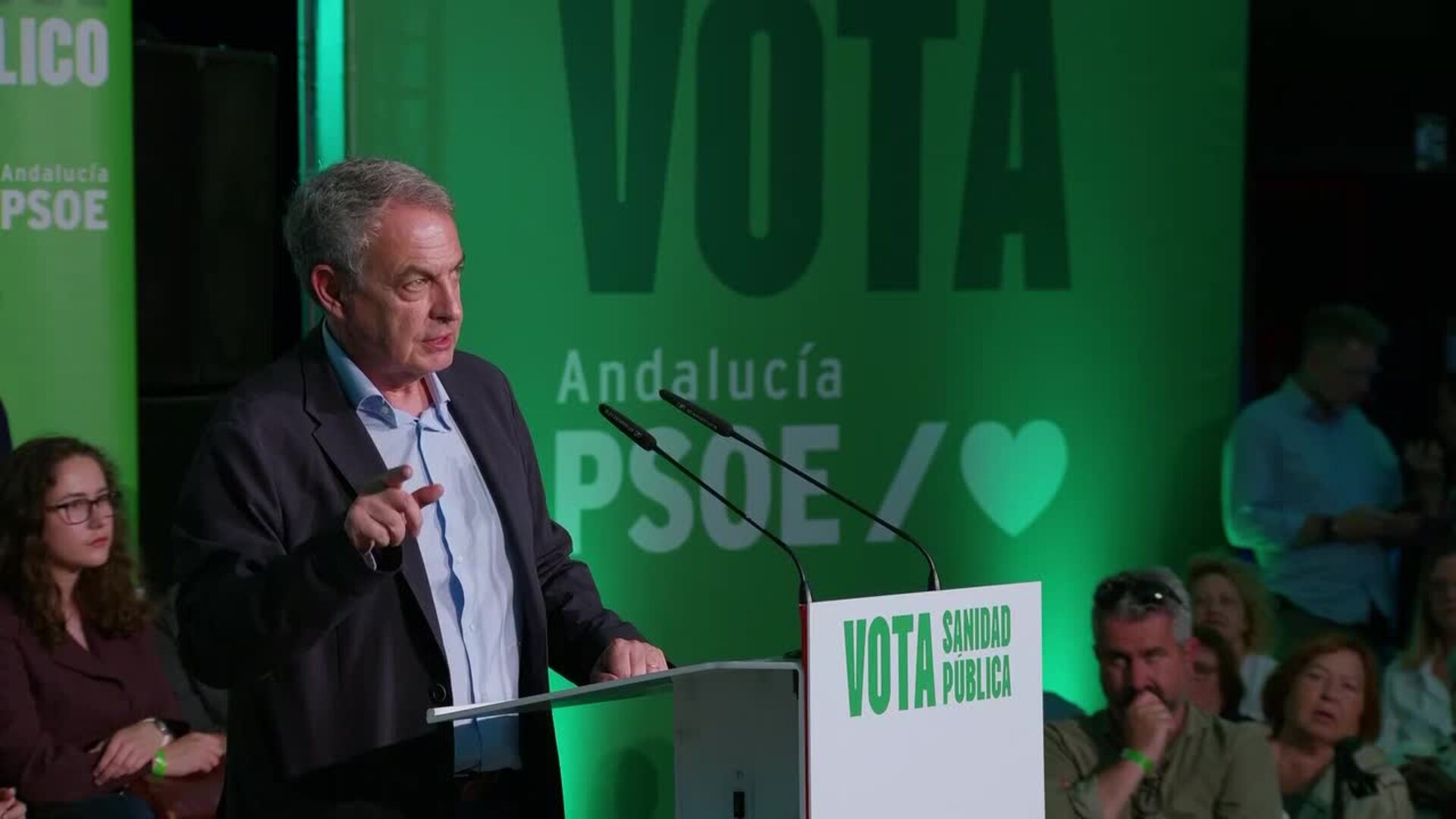 Zapatero reivindica los gobiernos de Chaves y Griñán en la Junta de Andalucía