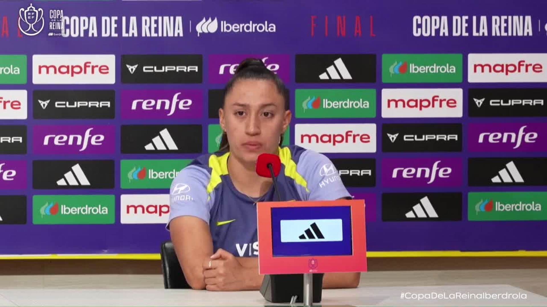 Fiamma Benítez: "Jugaremos con el coraje y corazón que representa el Atlético"