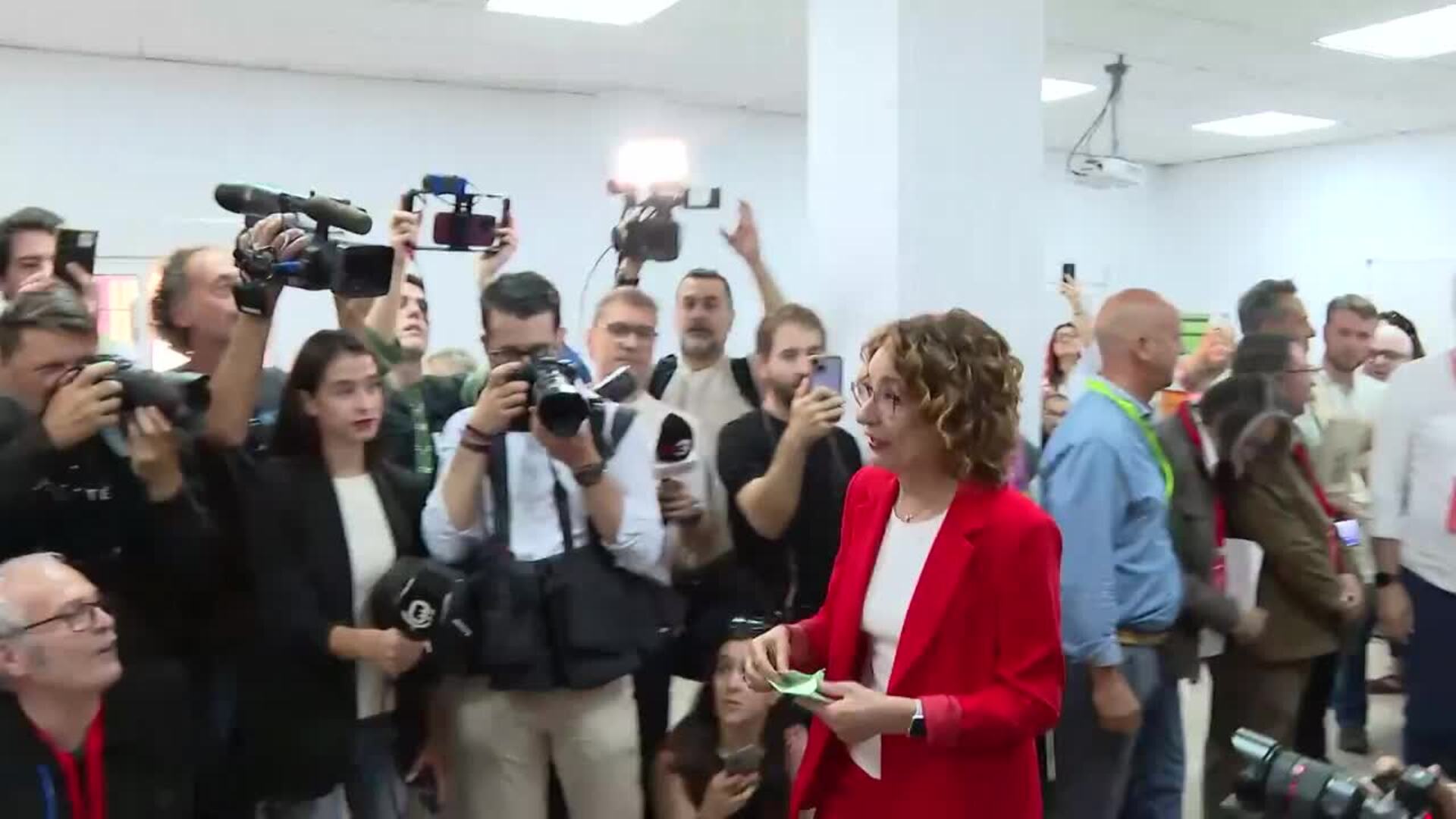 Los candidatos a la Presidencia de la Junta de Andalucía ya han ejercido su derecho al voto