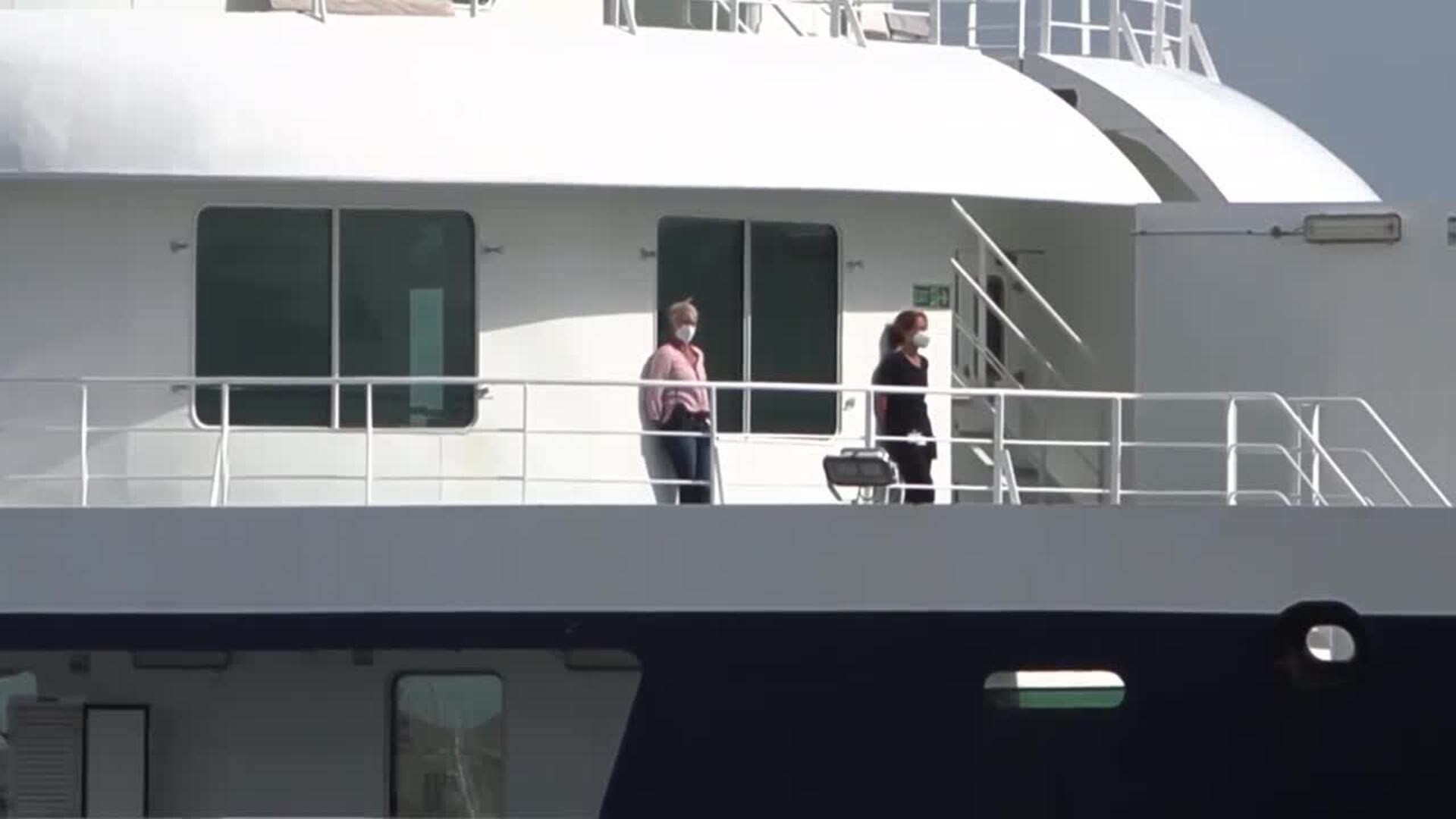 El MV Hondius llega a Países Bajos y se someterá a desinfección