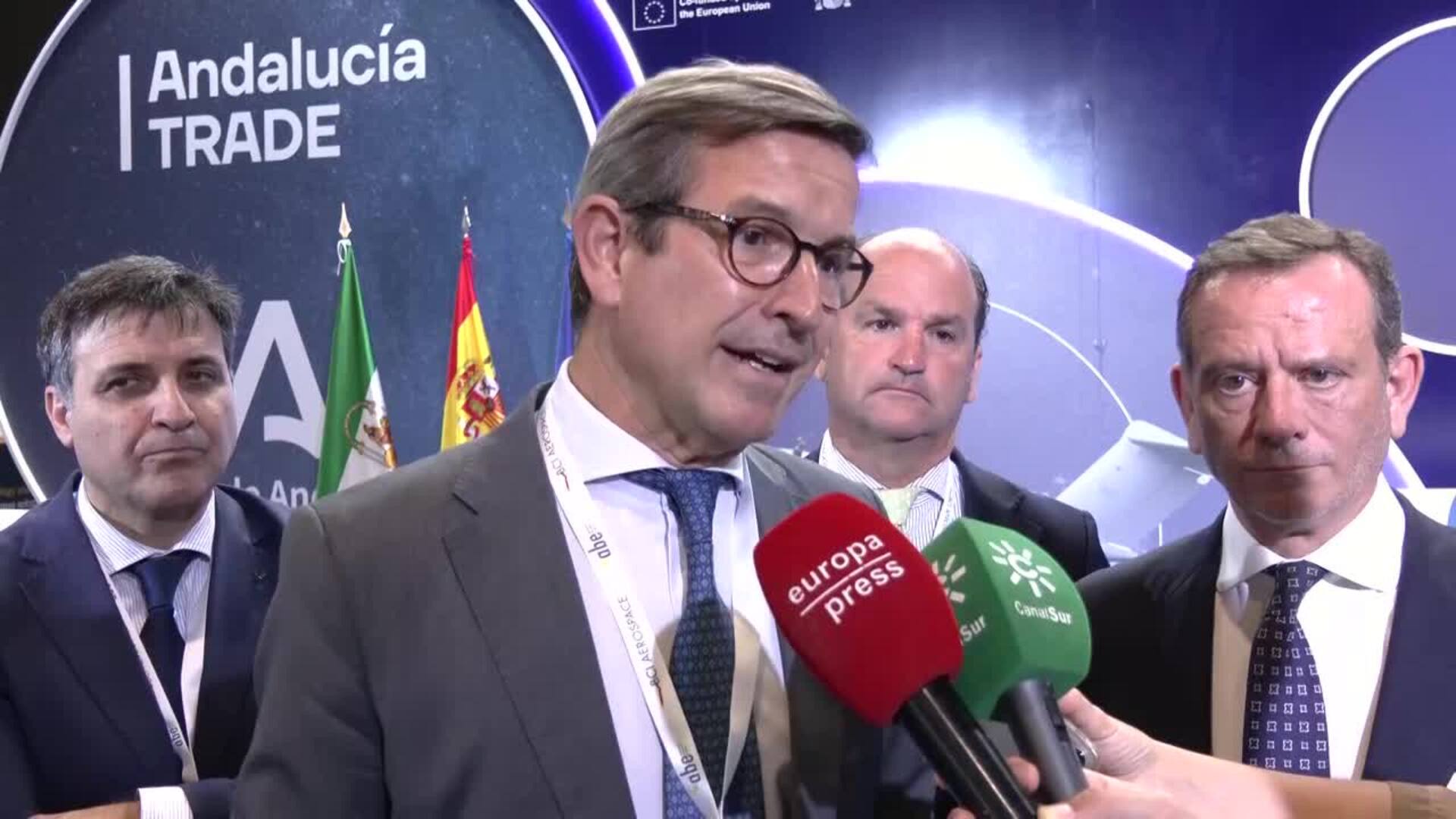 Andalucía destaca el ADM como símbolo del próspero sector aeroespacial y sus empleos