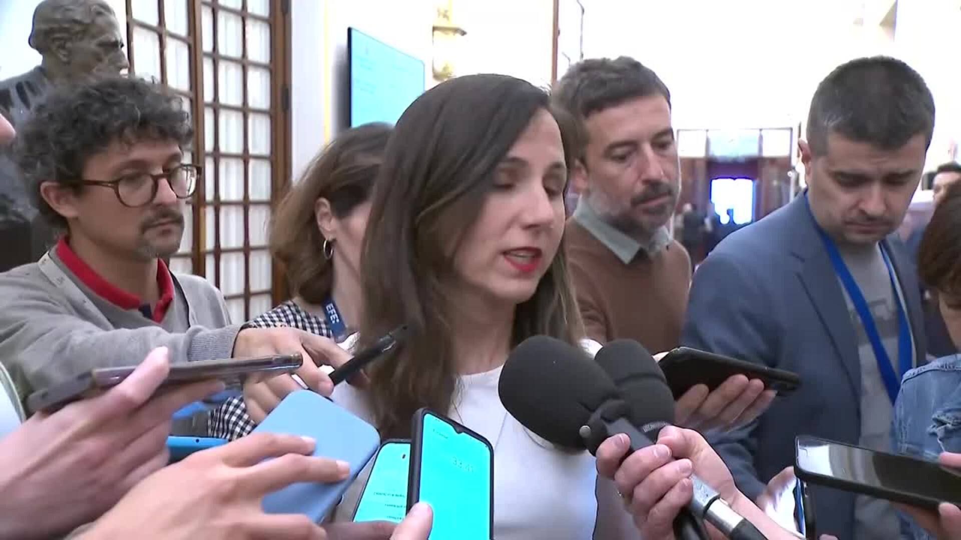 Belarra admite que el auto que sustenta de imputación de Zapatero "no pinta bien"
