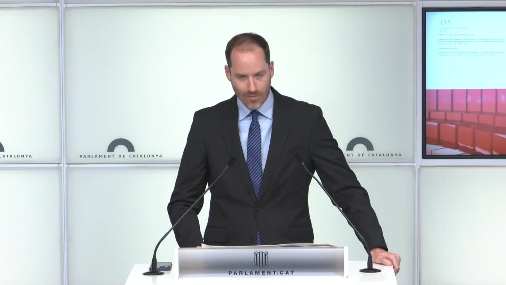 Juan Fernández (PP) afirma que la Comisión Bilateral busca "desguazar el Estado en Catalunya"