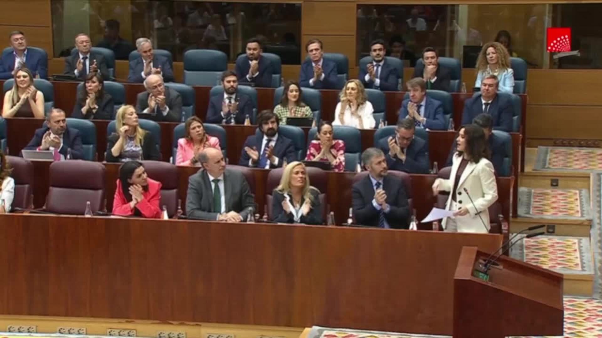 Ayuso carga contra el PSOE: "Se está juzgando la corrupción y Zapatero es padrino de sanchismo"