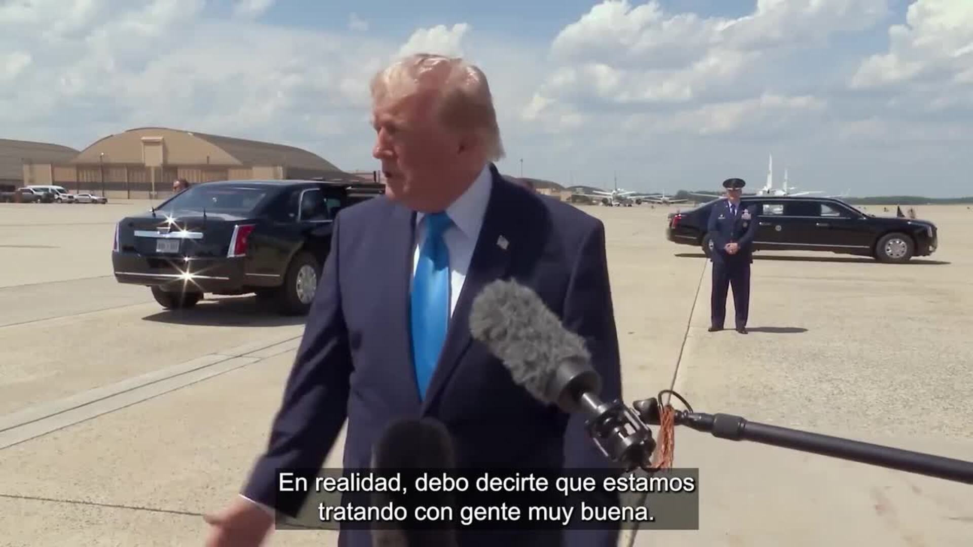Trump tilda a Irán de nación derrotada y advierte que los diálogos con Teherán están al límite