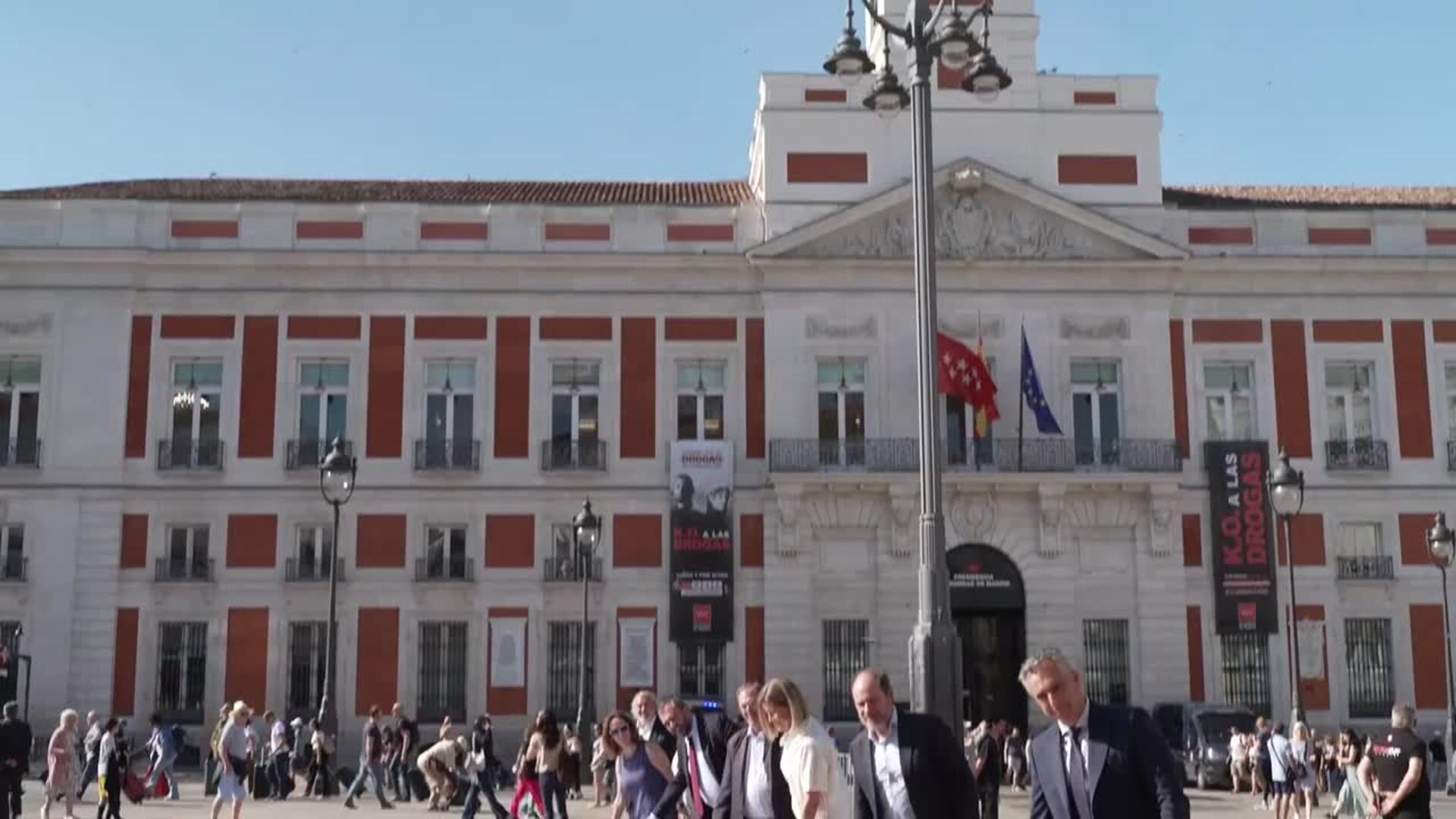 Arte interactivo de la Fundación Canal en la Puerta del Sol para concienciar sobre el agua