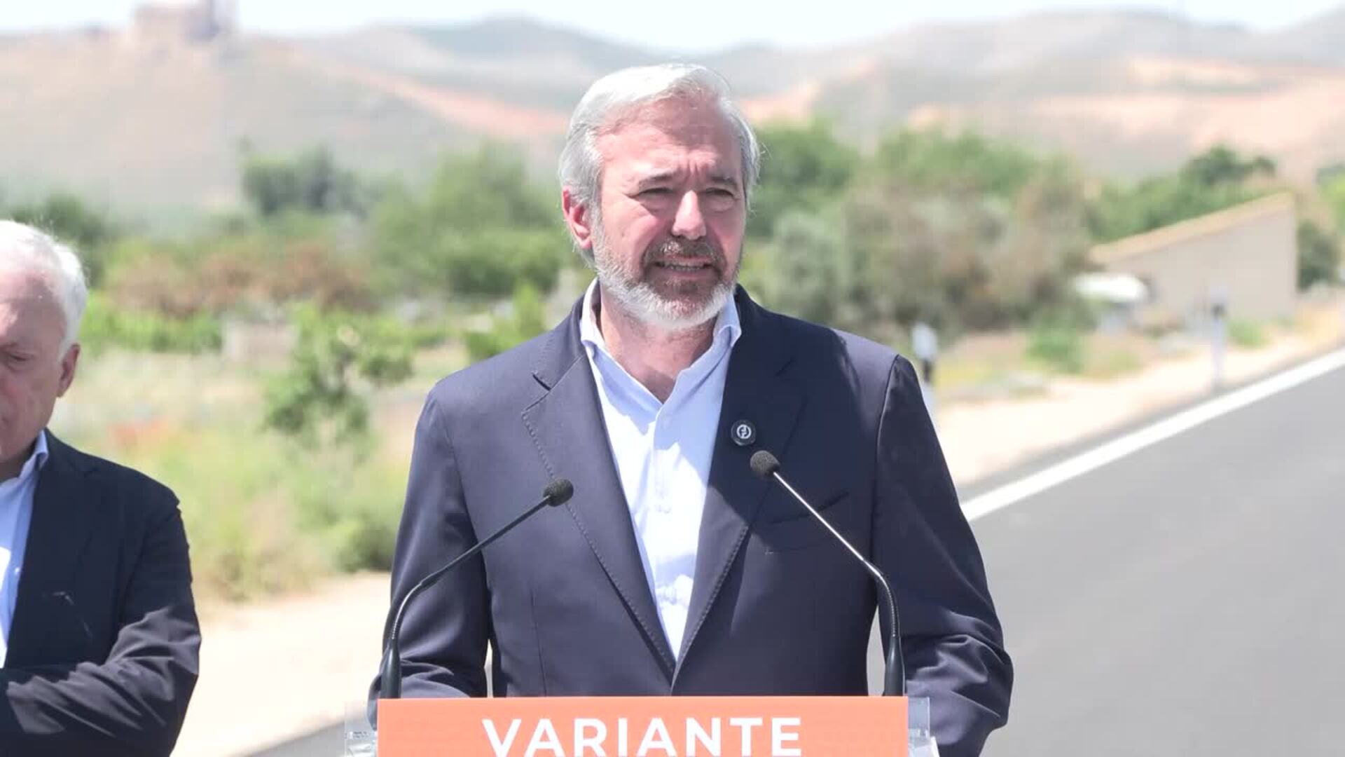 Inauguración de la variante de la A-221 en Sástago
