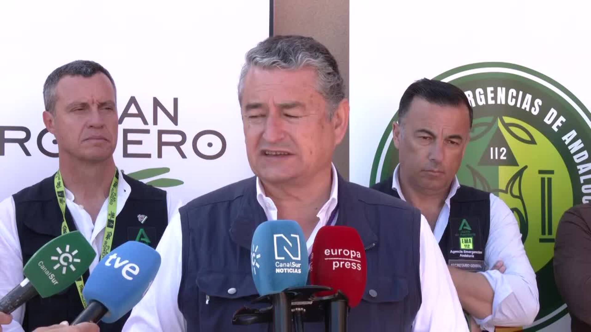 Sanz advierte sobre el incremento de incendios y elogia la labor del Infoca.