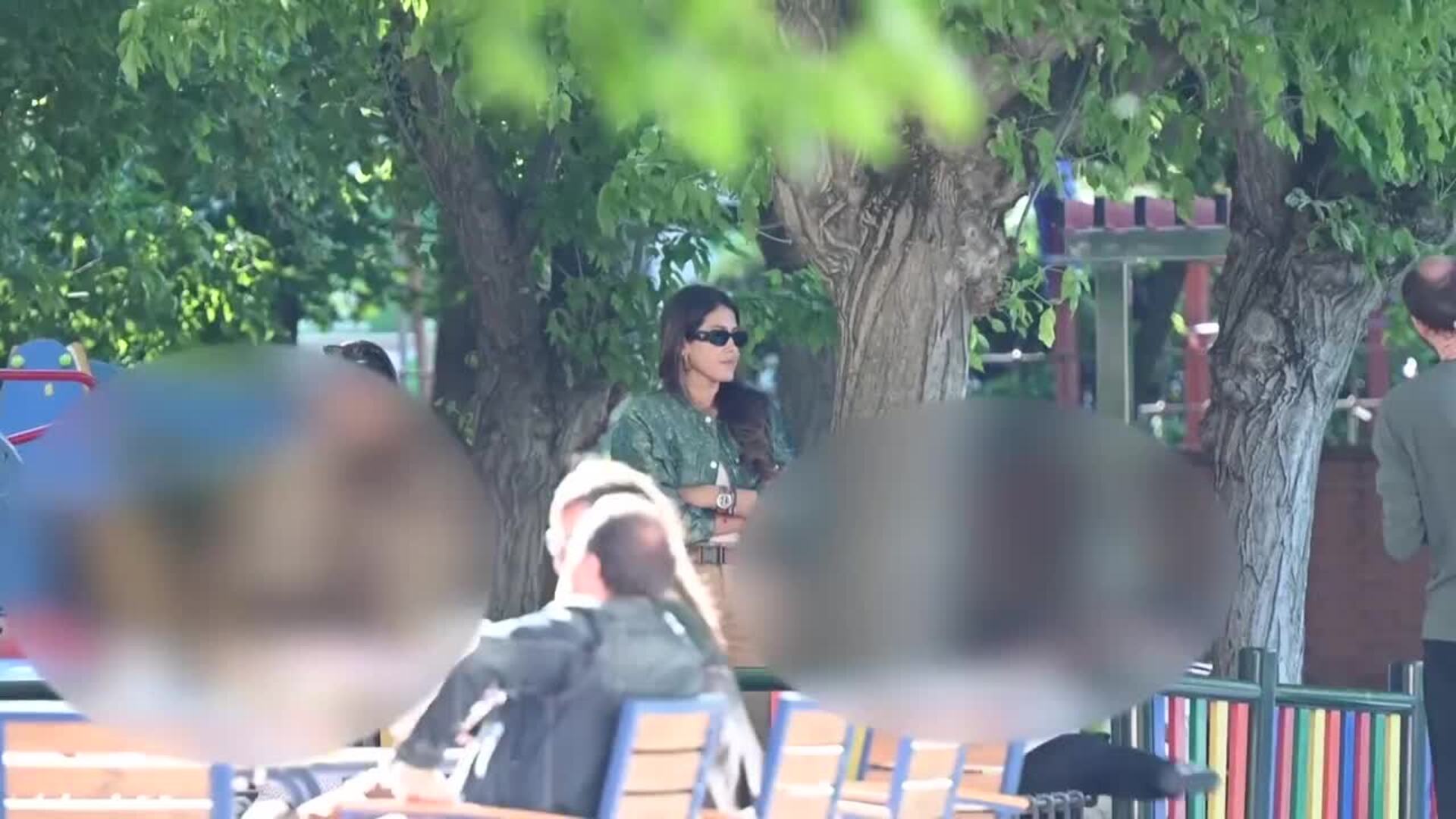 Gabriela Guillén, tarde de parque con el hombre de su vida