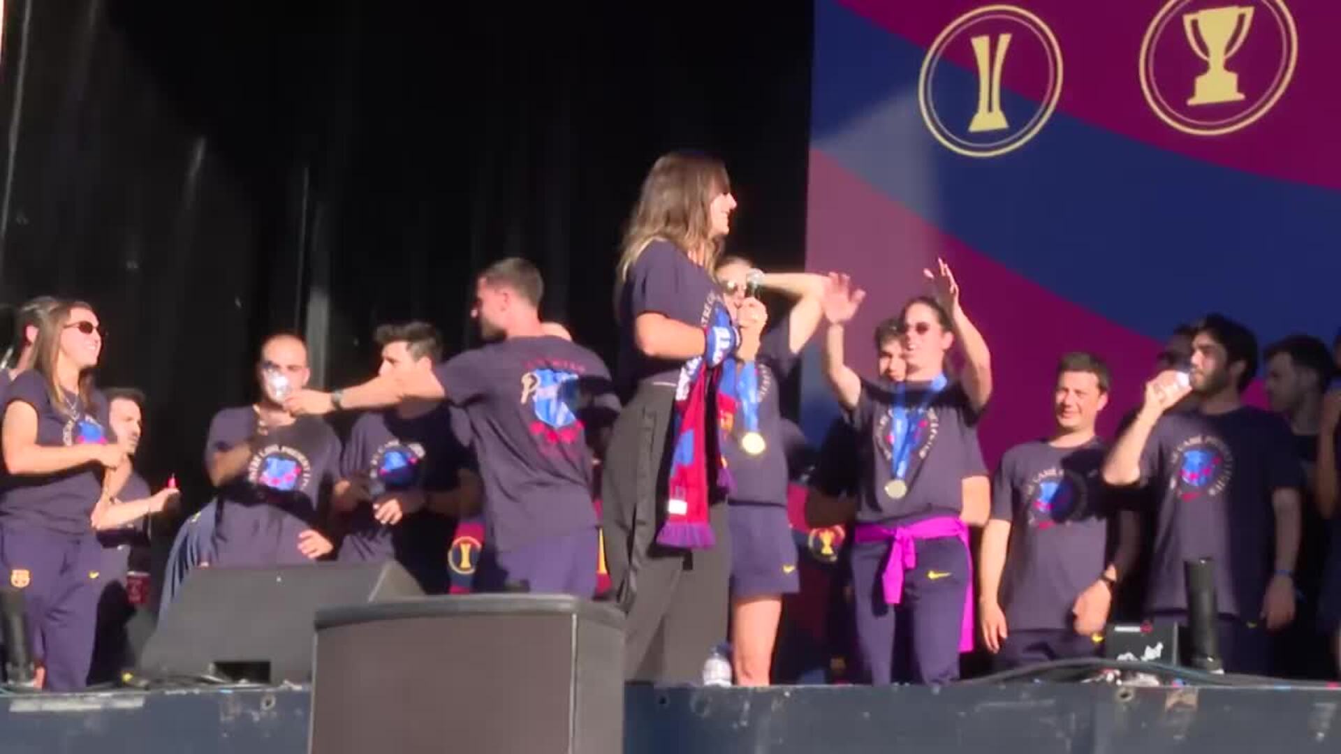 Alexia Putellas: "Gracias a estas compañeras que son las mejores del mundo y además son culés"