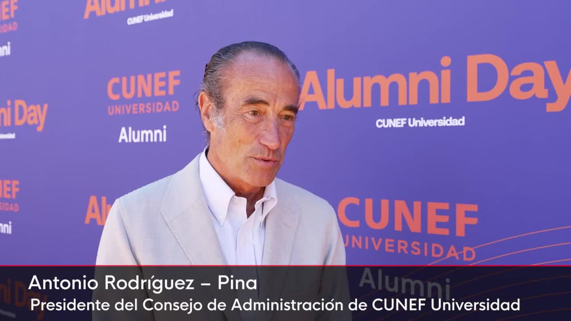 De Guindos destaca el valor de la educación superior en el Alumni Day de CUNEF Universidad