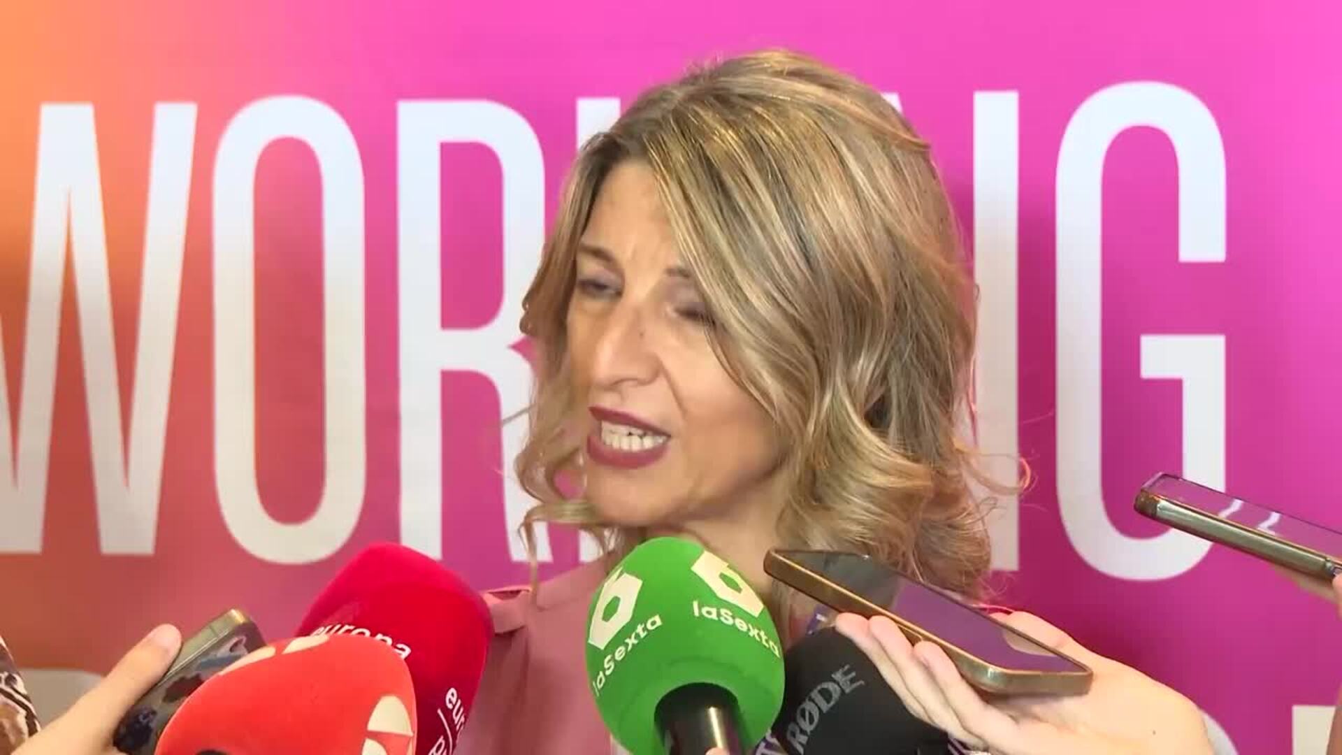 Yolanda Díaz eleva el tono ante el PSOE: "La política no es la vergüenza que estamos viendo"