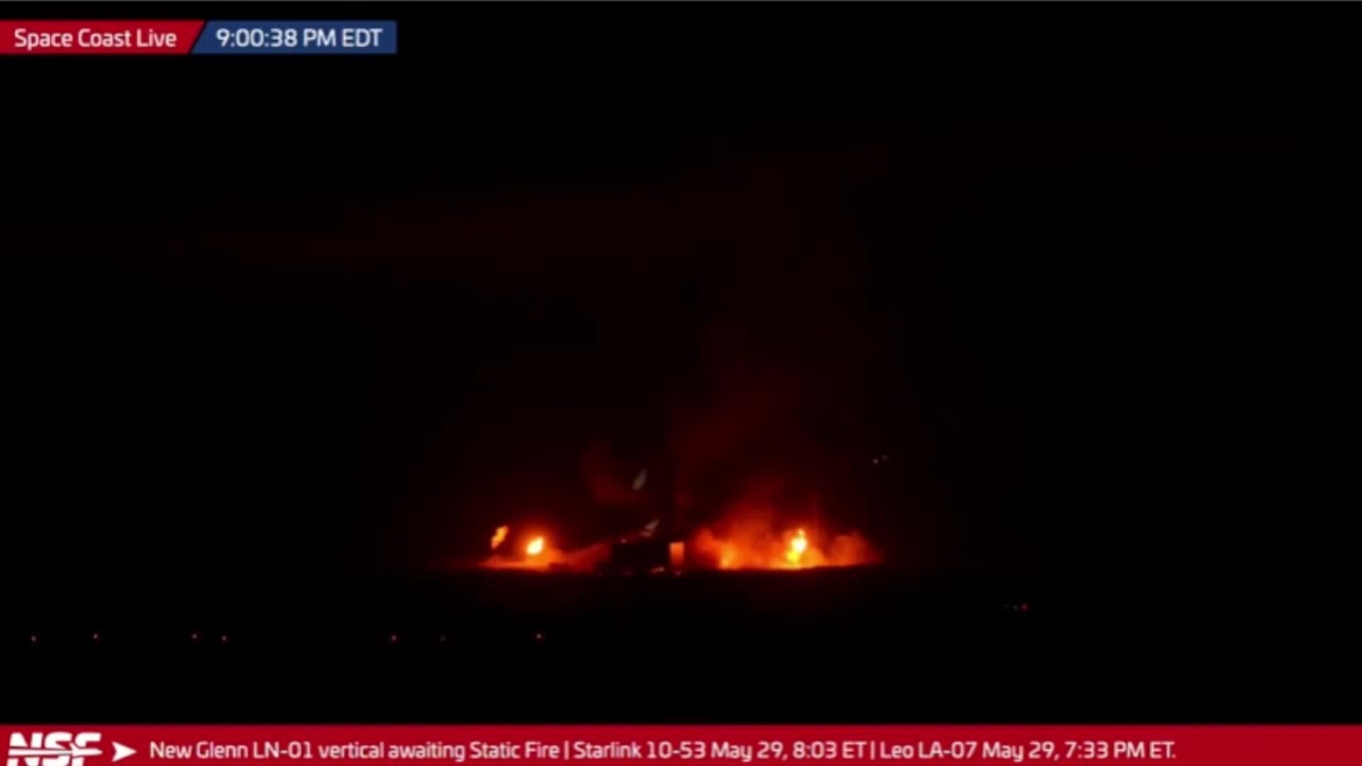 Un cohete de la empresa aeroespacial de Bezos explota tras una "anomalía" durante una prueba