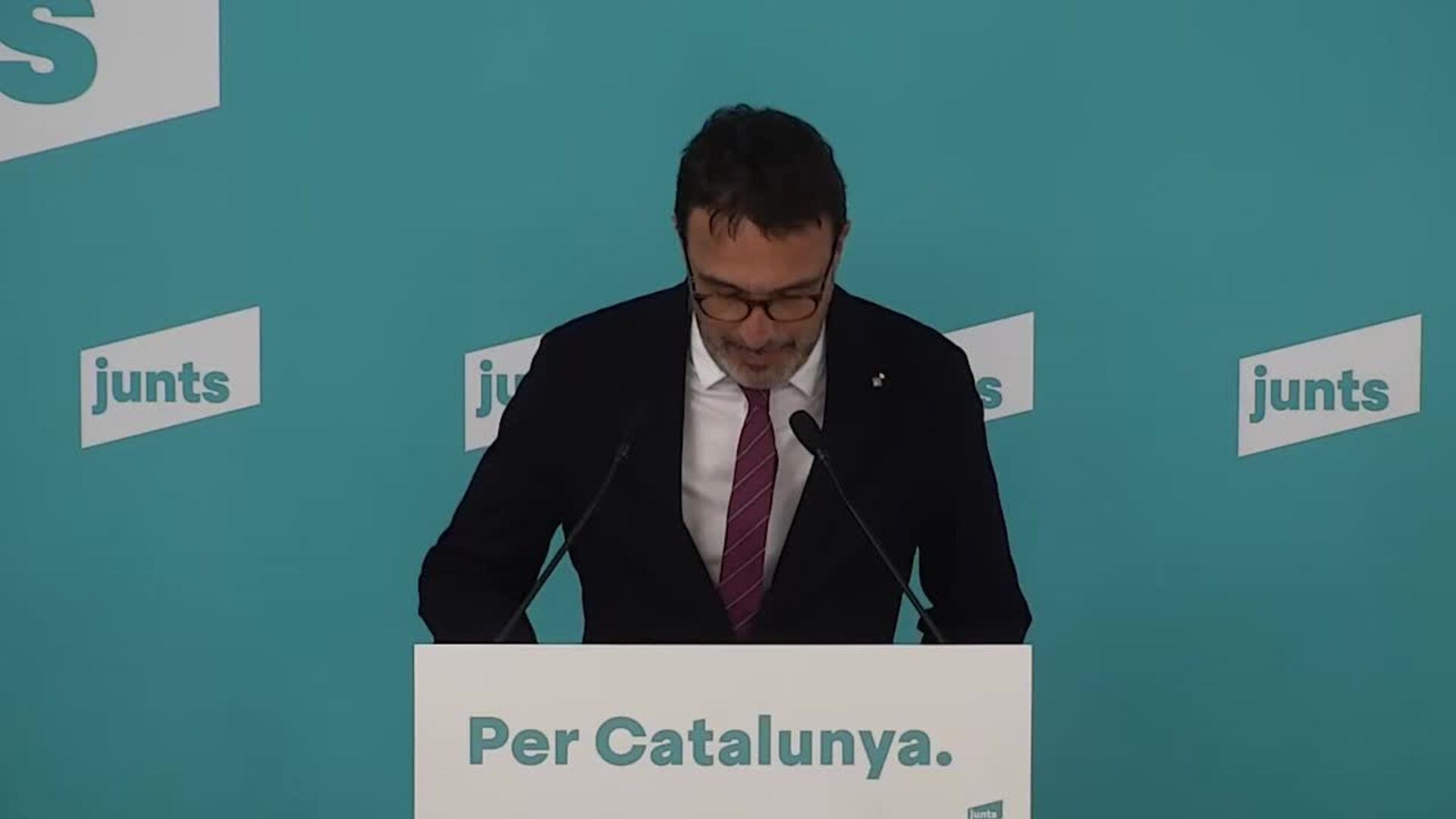 Junts cree que las joyas de Zapatero retratan a un PSOE "acorralado" judicial y políticamente