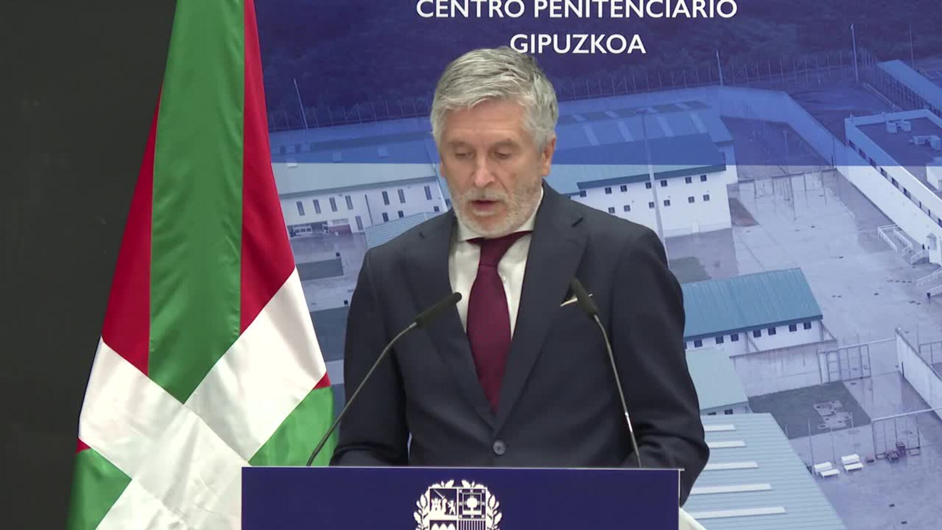 Marlaska destaca que la nueva cárcel de Zubieta (Guipúzcoa) está diseñada para la reeducación