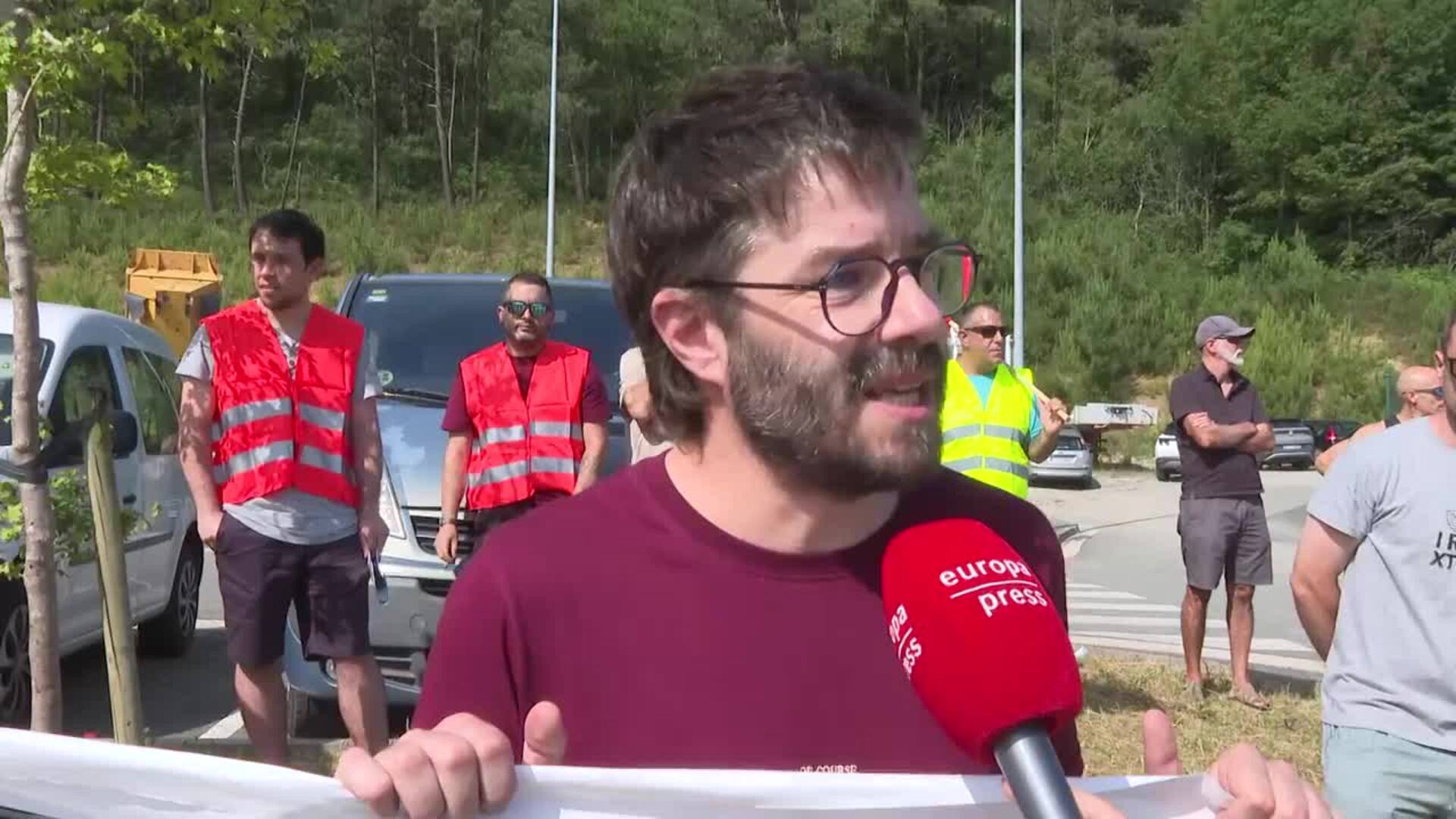 Nueva jornada de huelga de los trabajadores de la incineradora de Zubieta (Gipuzkoa)