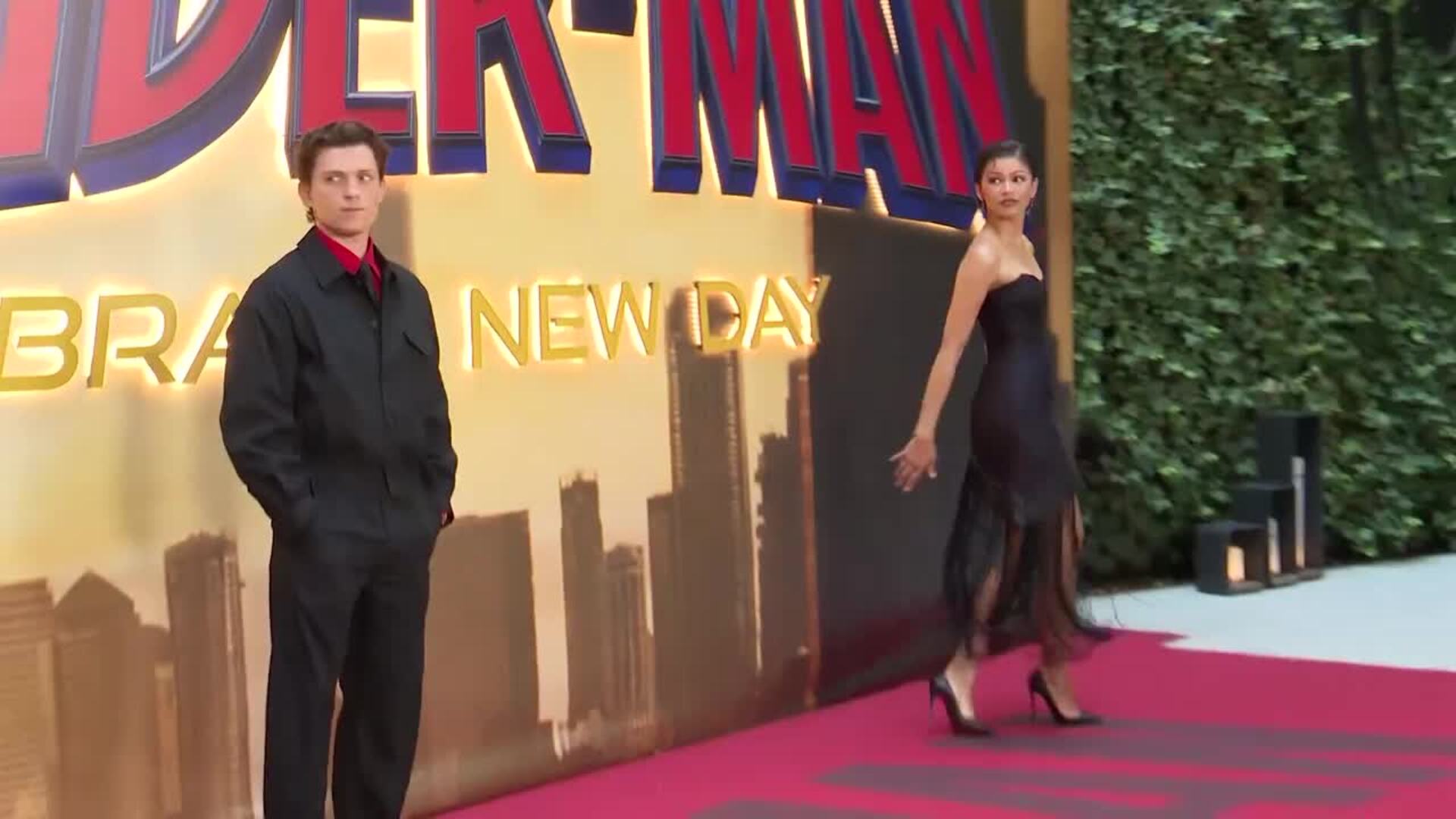 Zendaya y Tom Holland presentan la película 'Spiderman: Brand New Day' en Madrid