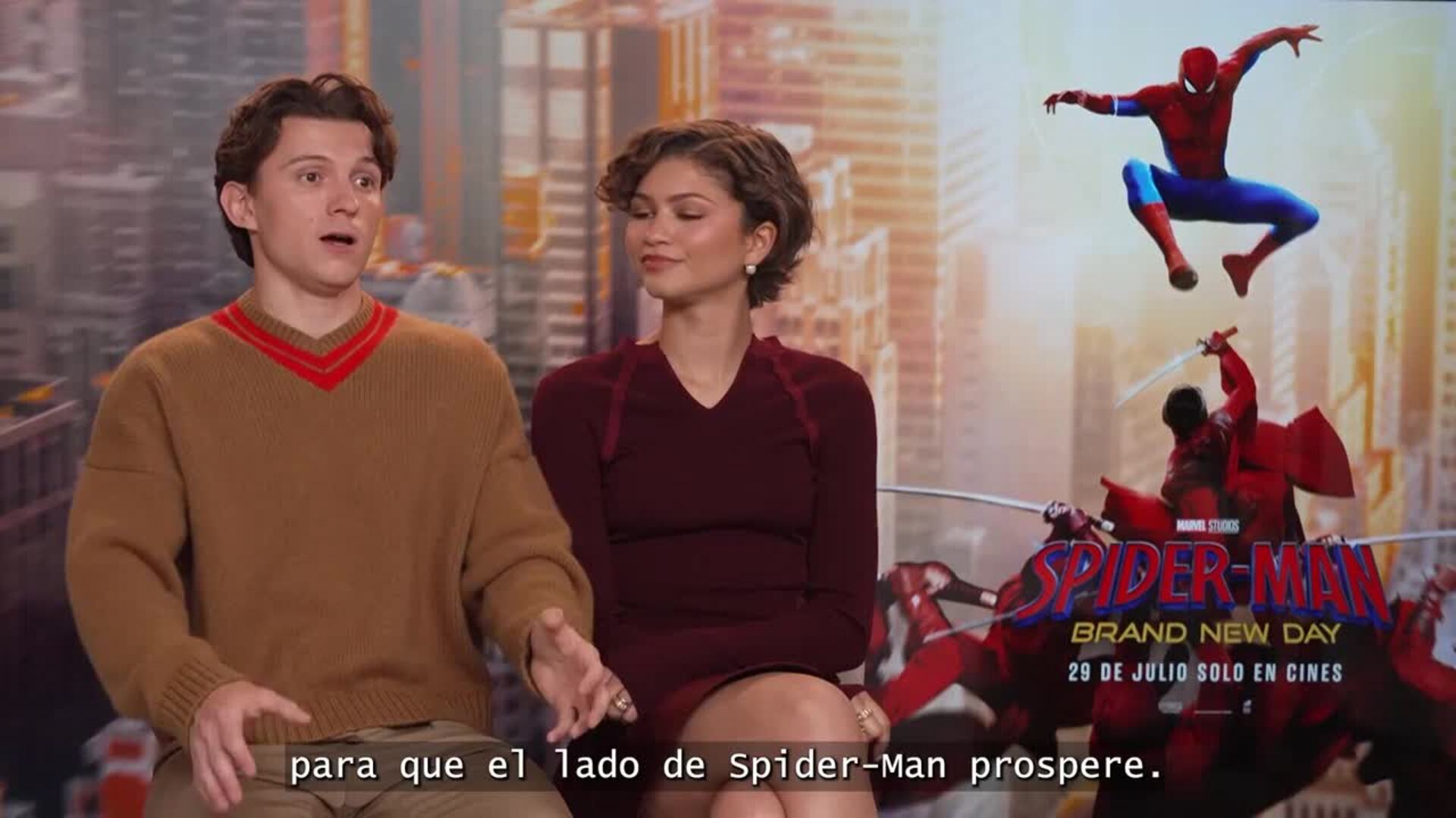 Tom Holland y Zendaya explican los detalles de la nueva película de Spiderman