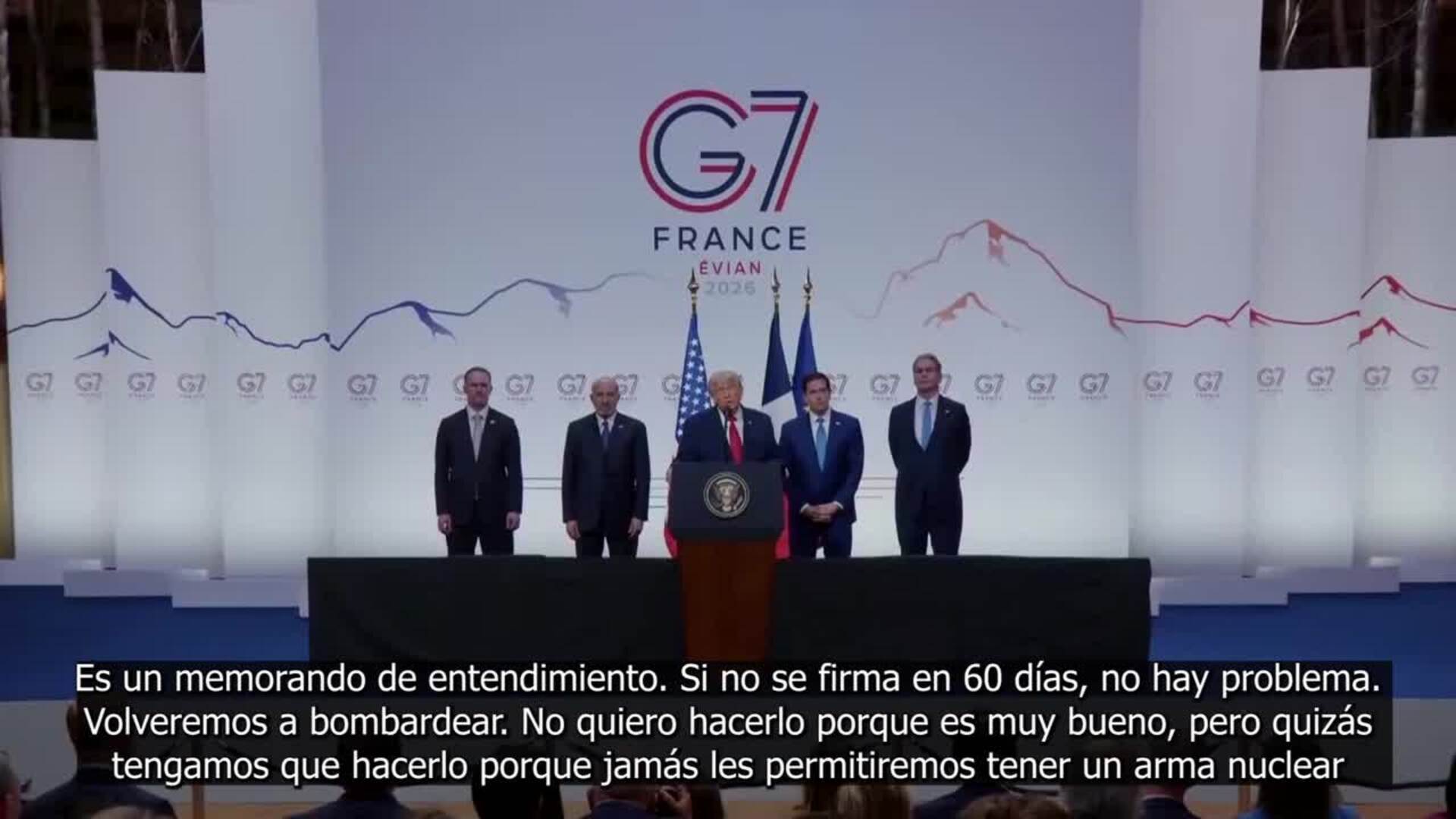 Trump asegura que volverá a atacar Irán si ambas partes no alcanzan un acuerdo
