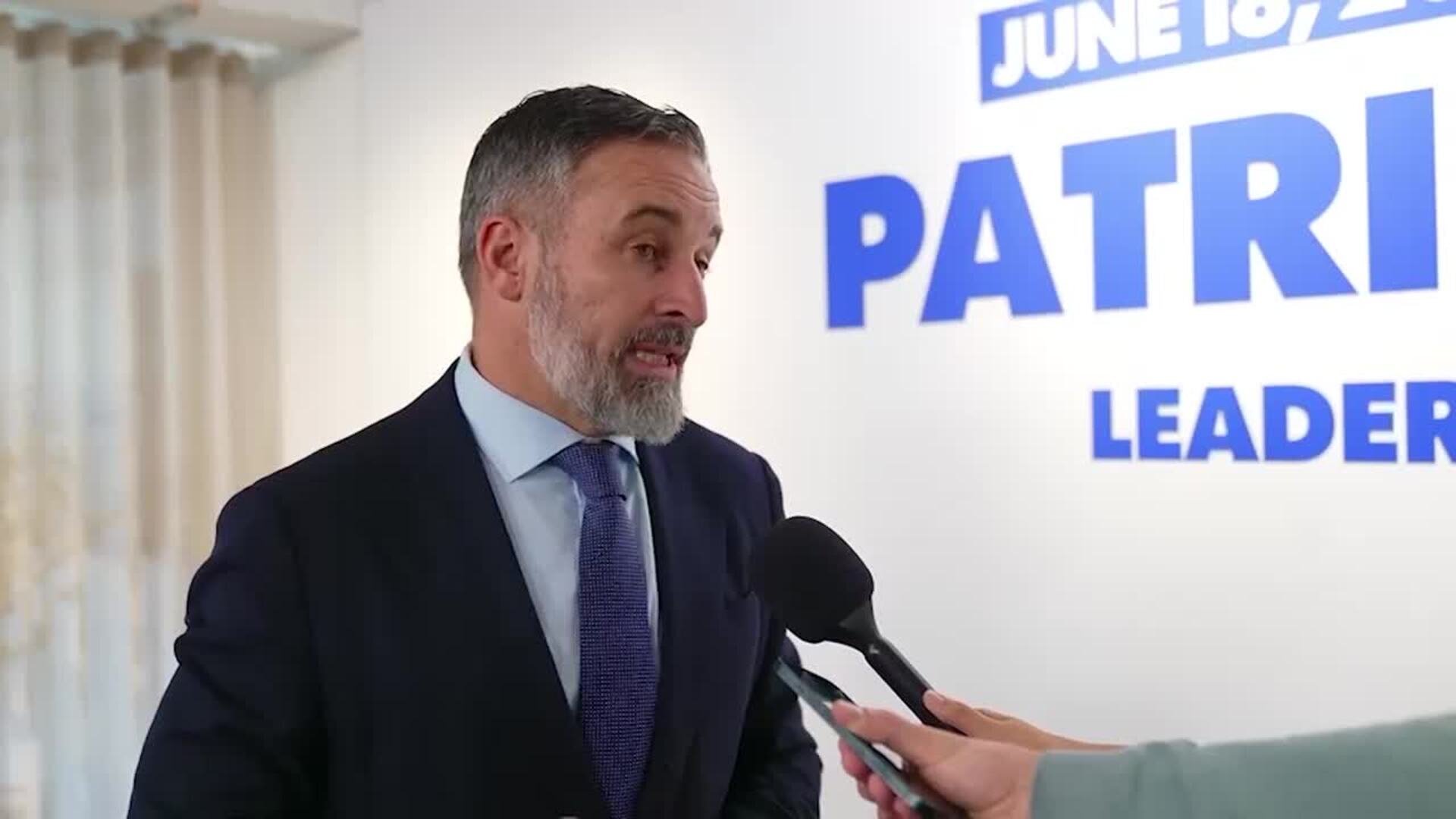 Abascal: "Sánchez va a hacer lo necesario para permanecer en el poder"