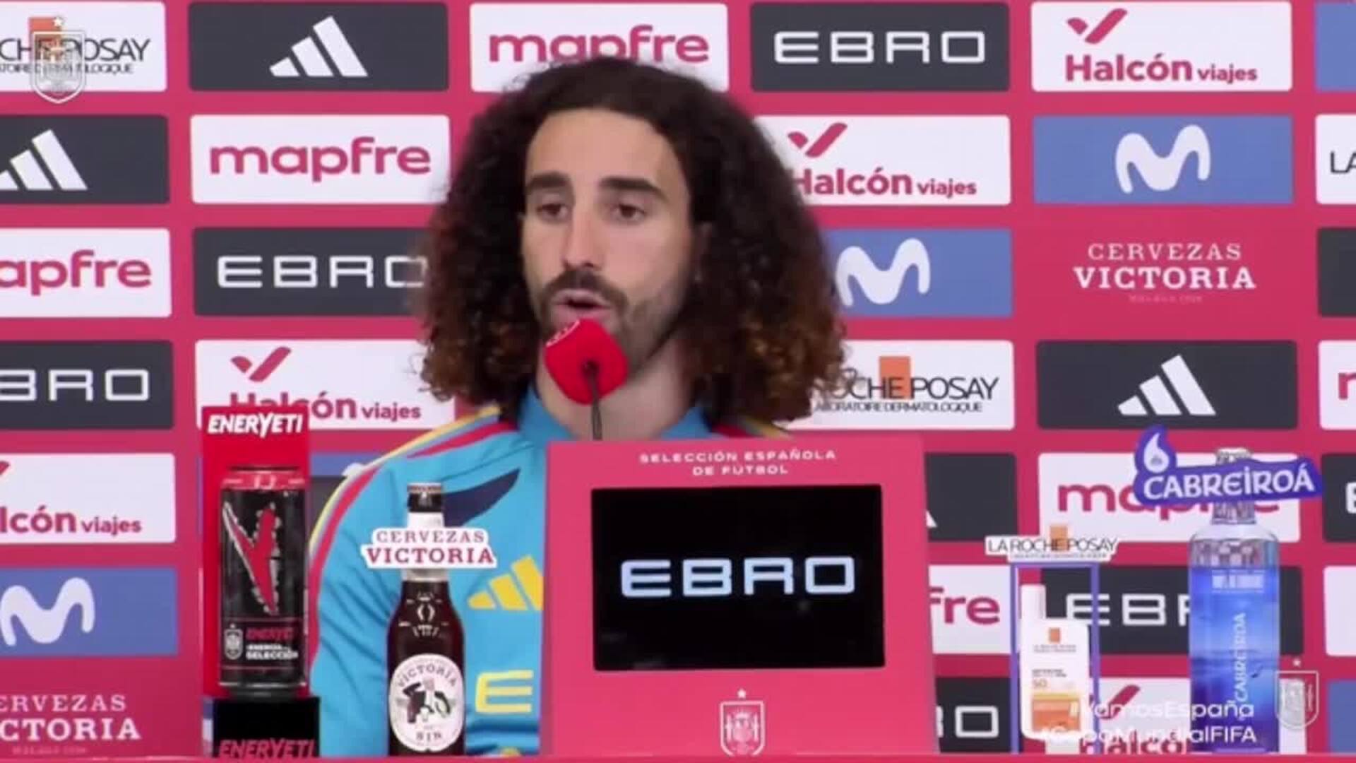 Marc Cucurella: "He tenido que trabajar muy duro y tener el premio del Real Madrid es bonito"