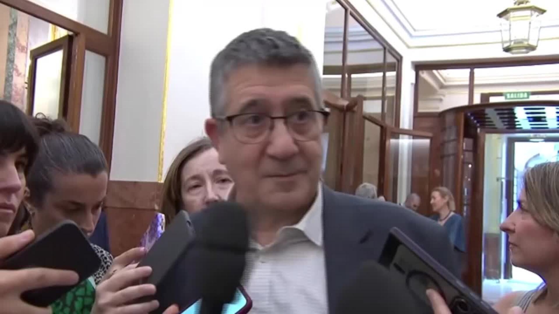 Patxi López no ve nuevo que Feijóo no se cierre a gobernar con Vox
