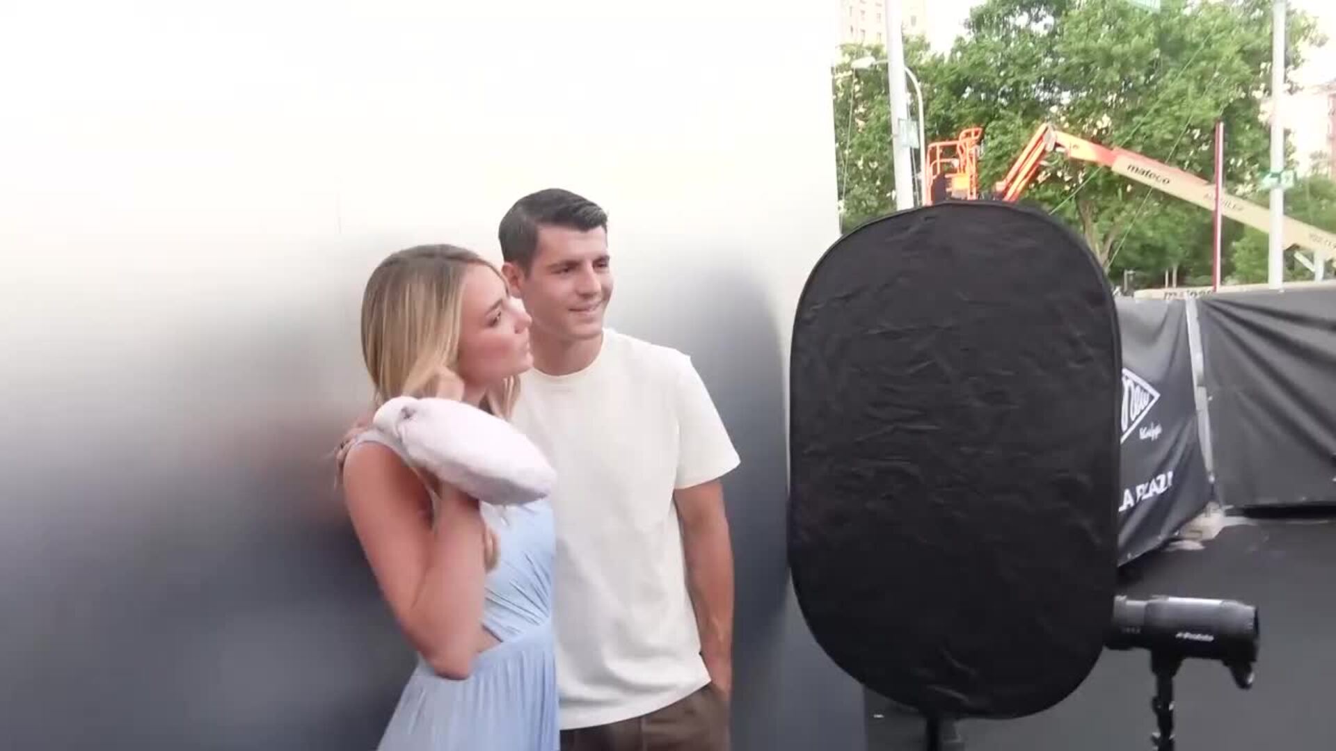 Alice Campello y Álvaro Morata, la viva imagen de la felicidad