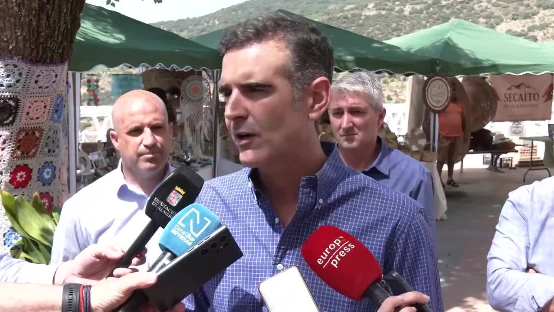 Junta destaca la cereza de Bayárcal como producto "saludable de proximidad"