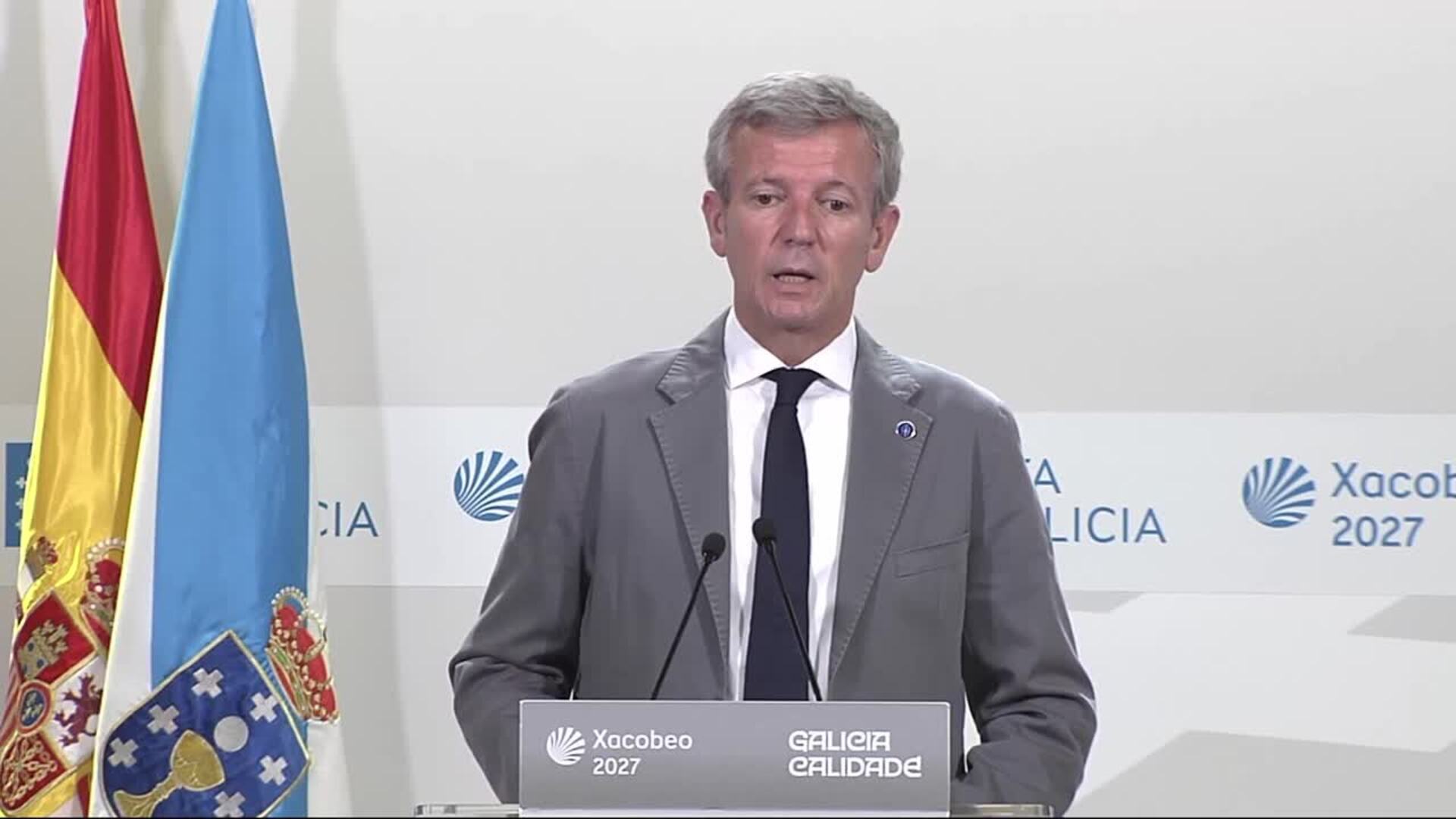 Rueda advierte a Madrid que Galicia exigirá "reciprocidad" en el convenio sobre transporte