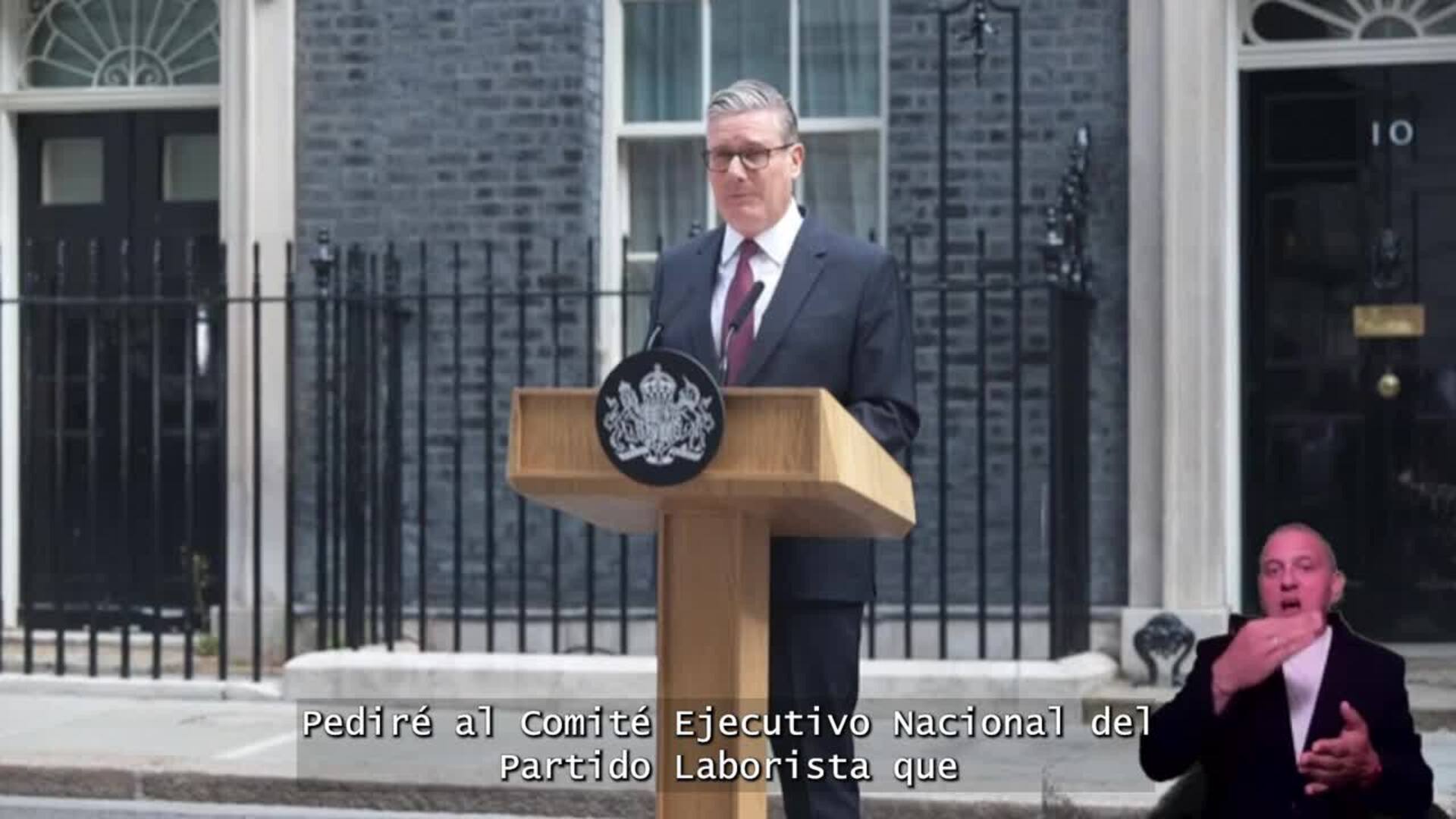 Starmer anuncia su dimisión como primer ministro de Reino Unido