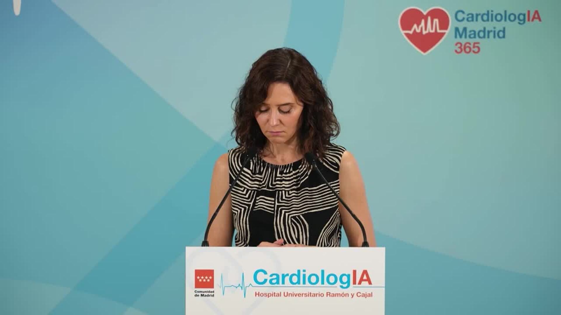 Ayuso presenta CardiologIA Madrid 365, el modelo más avanzado frente a enfermedades del corazón